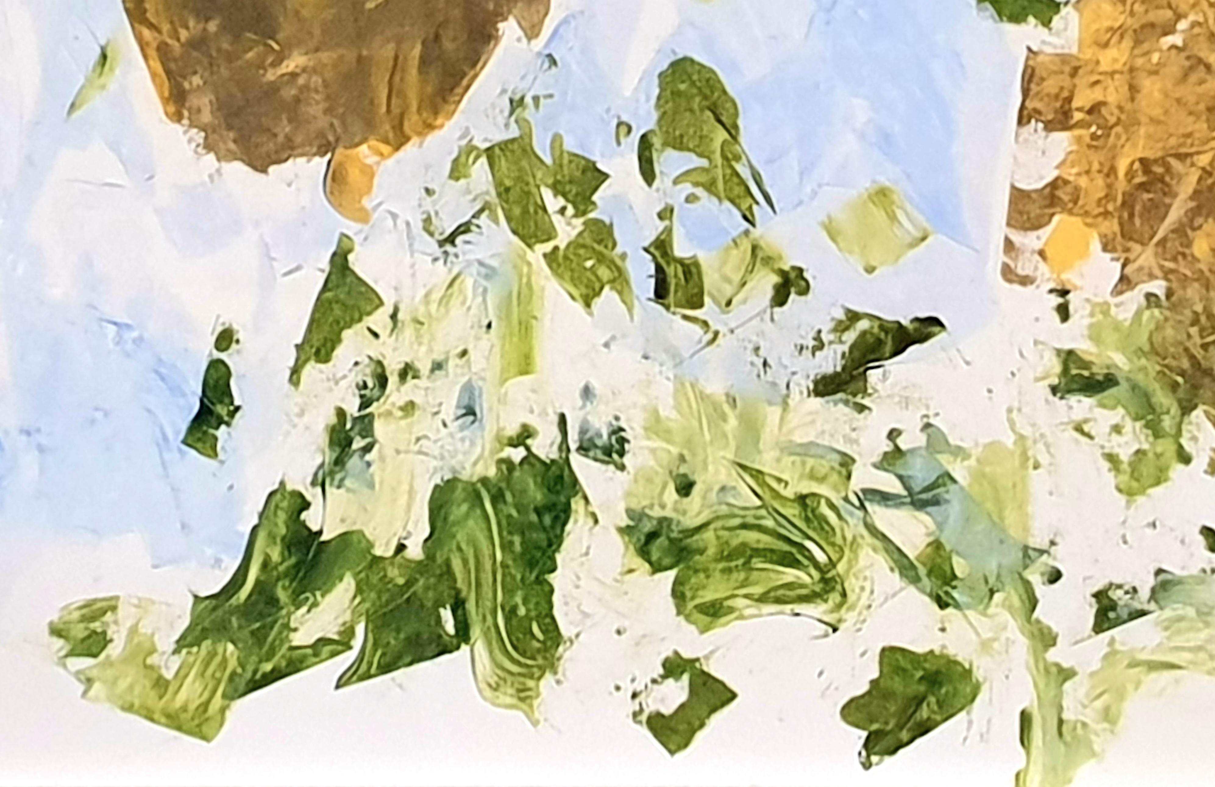 Expresionista Abstracto Contemporáneo Acrílico sobre Papel, 'Homenaje a Debussy'. en venta 3
