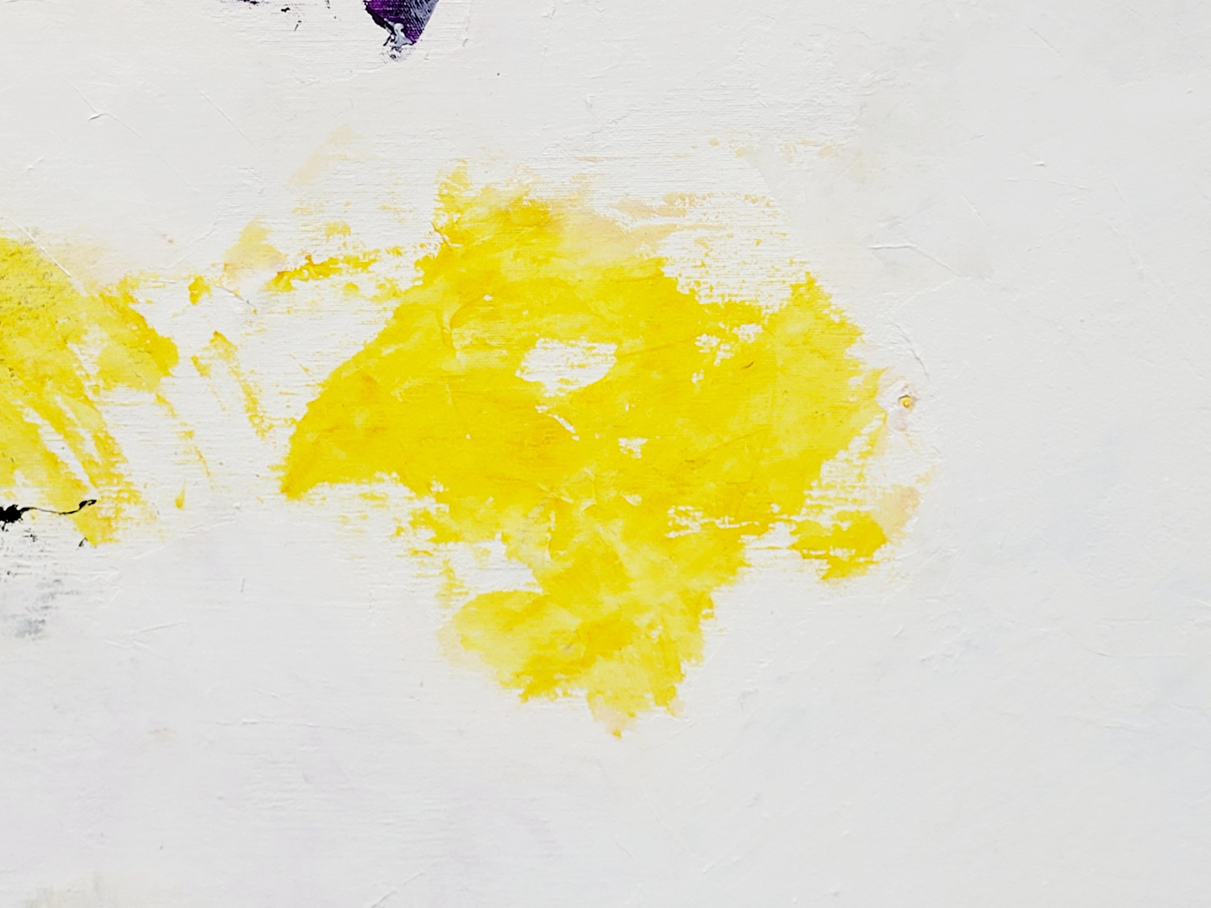Espressionista astratto contemporaneo,  Acrilico su tela con campitura a colori. in vendita 1