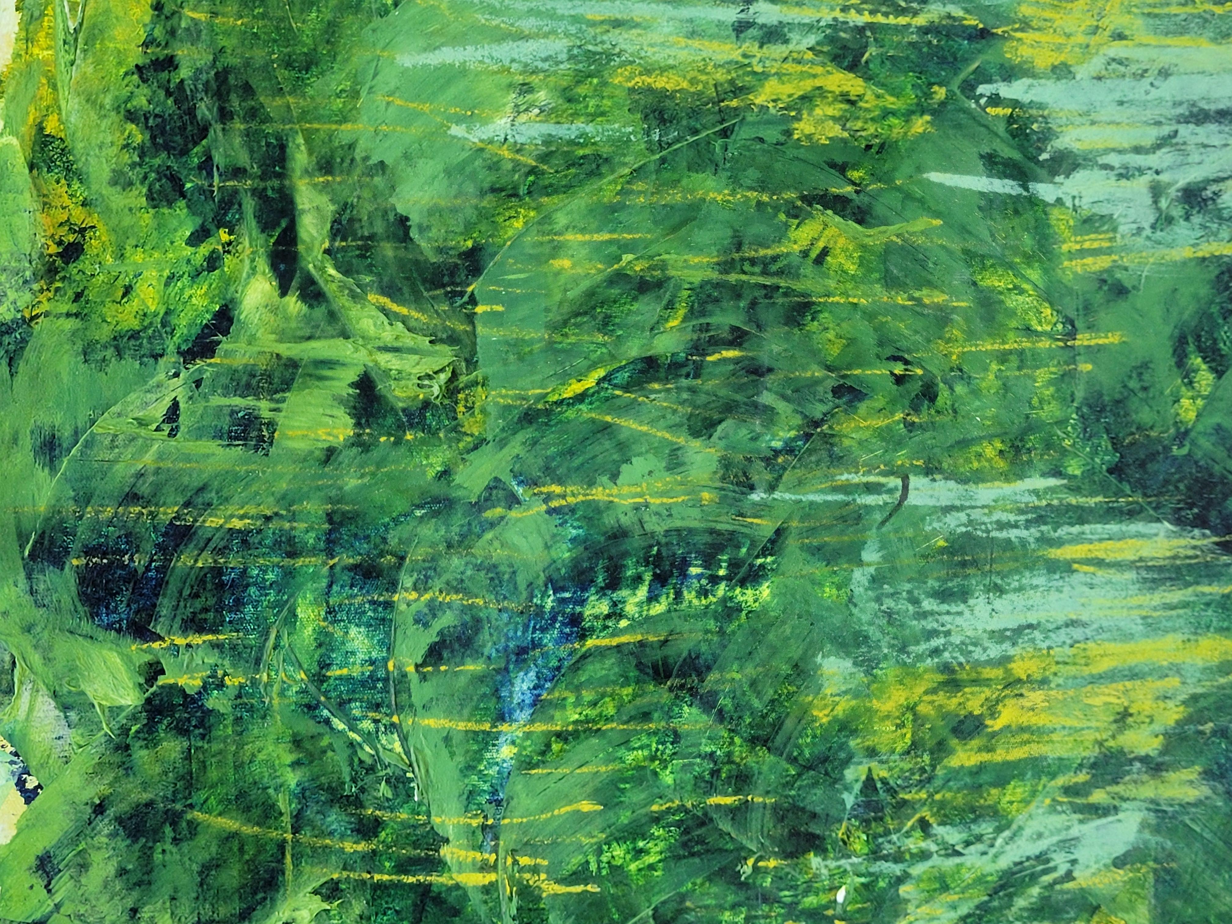 Contemporary Abstract Expressionist Color-Field Landscape.  Les Champs IX. 4