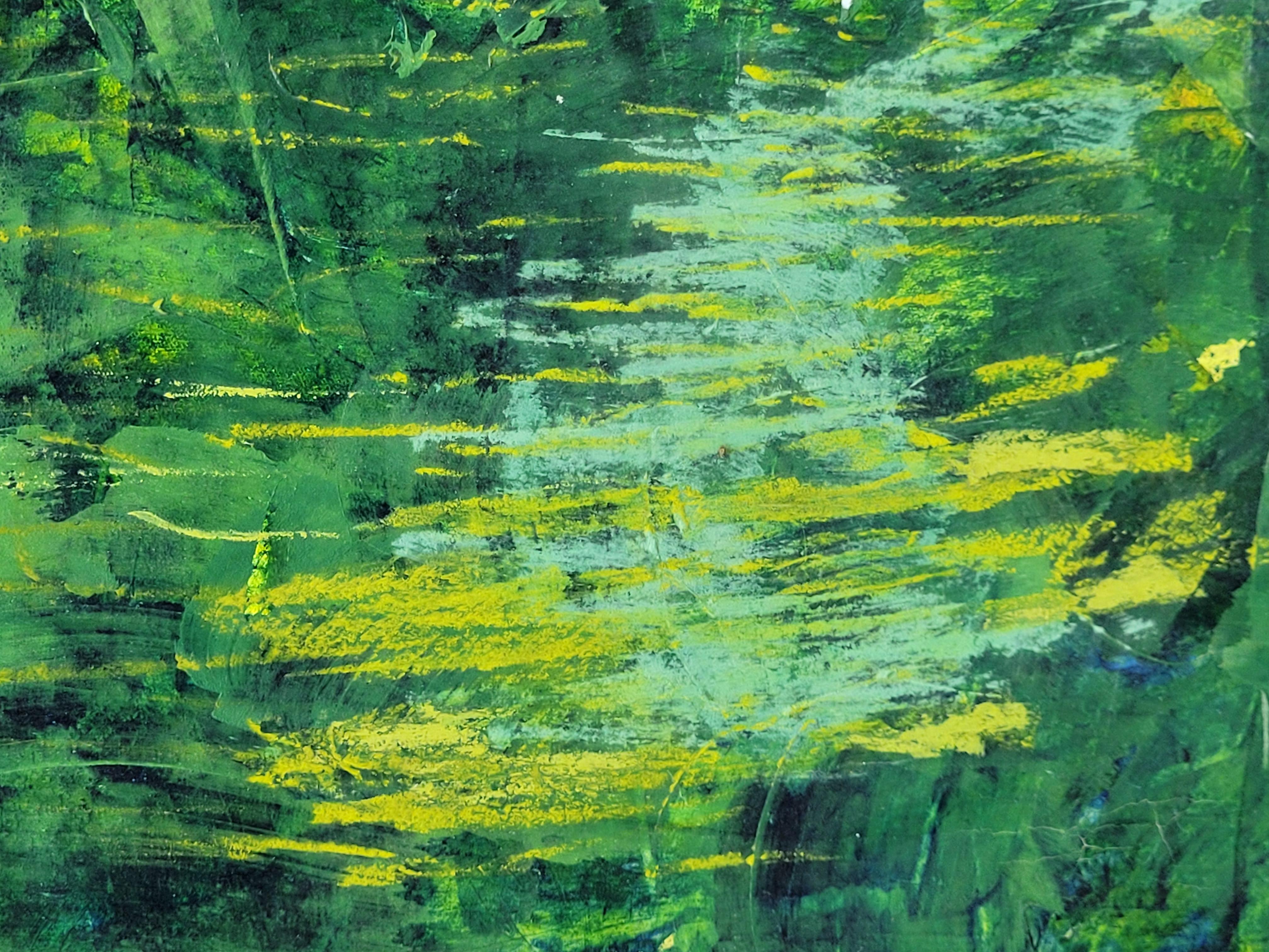 Contemporary Abstract Expressionist Color-Field Landscape.  Les Champs IX. 5