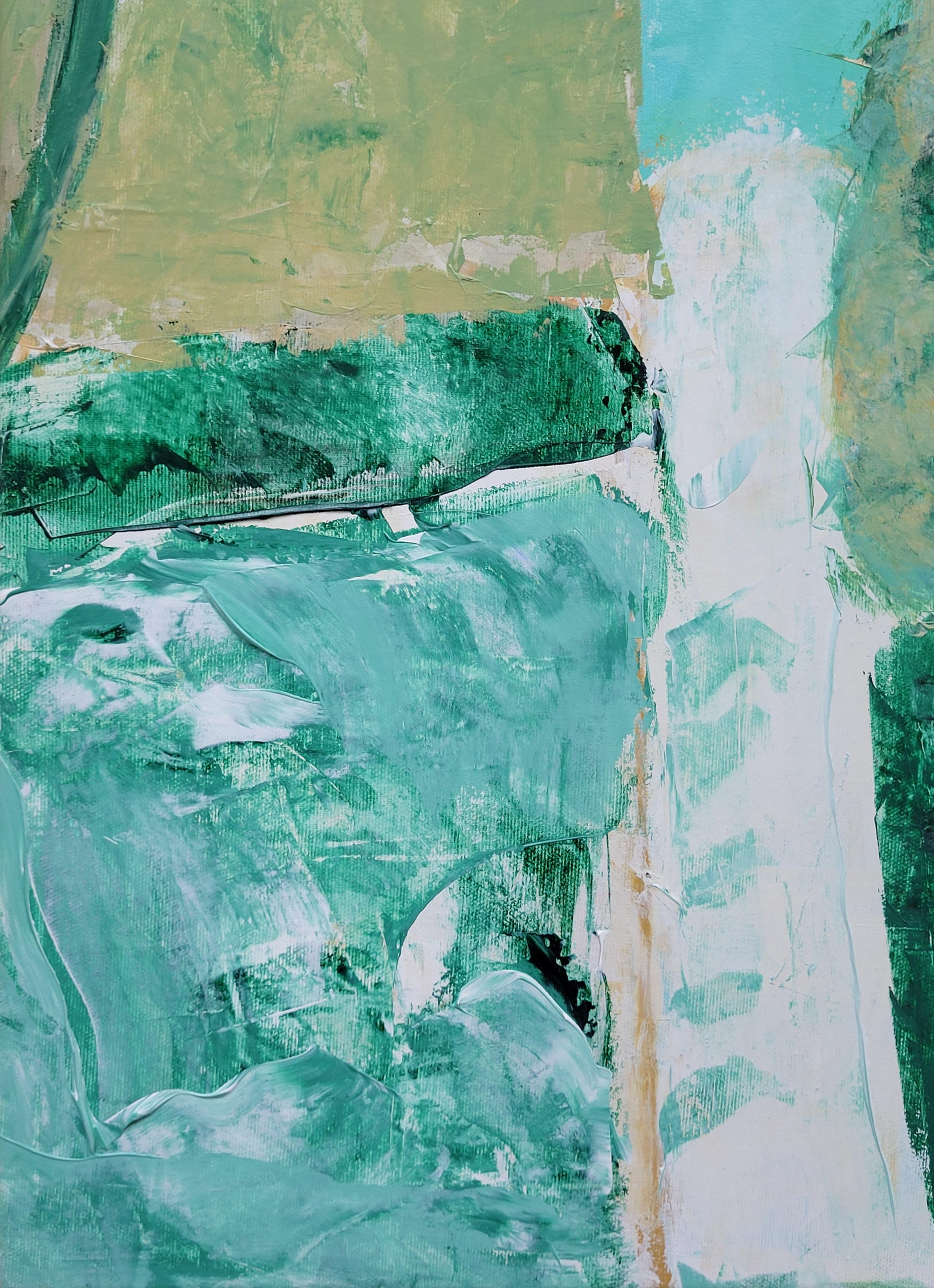 Un acrilico su tela dell'artista francese Christian Manoury, un'opera contemporanea di espressionismo astratto. Firmato sul retro della tela.

Ispirato alla meravigliosa campagna che circonda il suo atelier nel sud della Francia, un dipinto