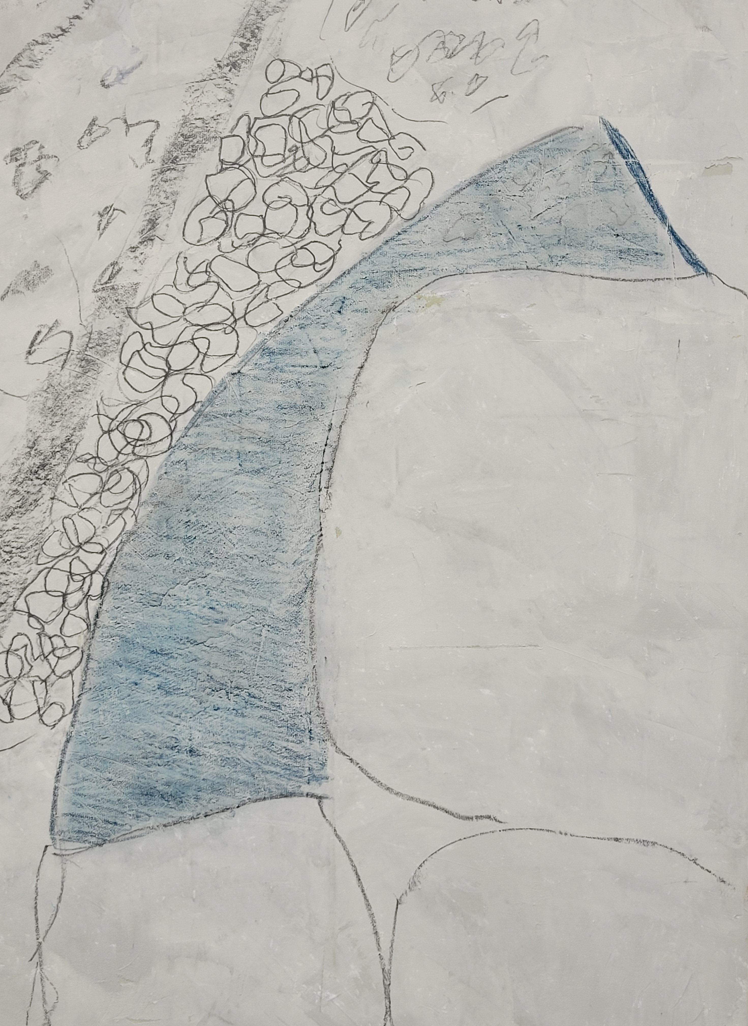 Paesaggio astratto espressionista contemporaneo con campo di colore  Gli Champs VII in vendita 3