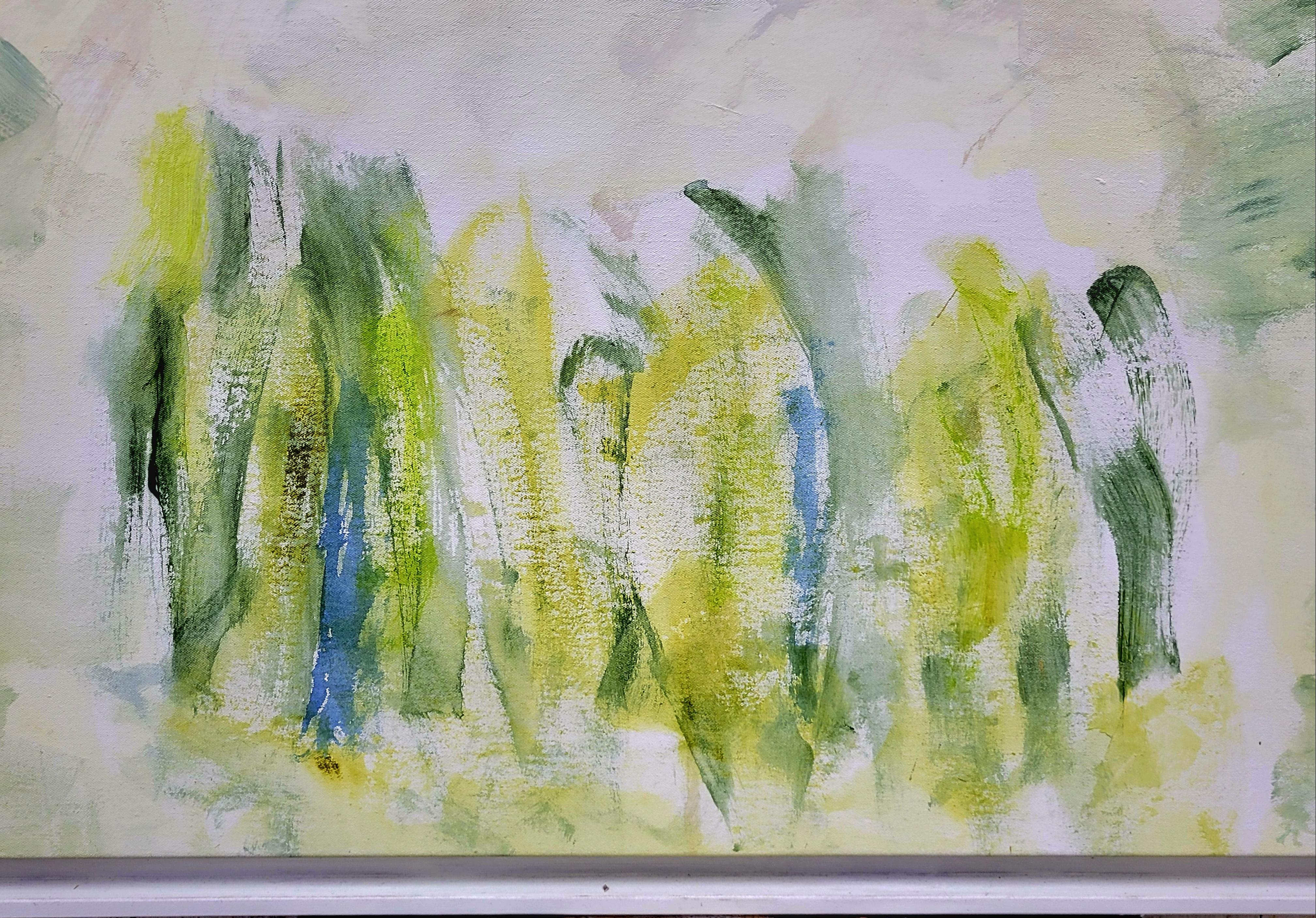 Espressionista astratto contemporaneo,  Paesaggio a colori.  Les Champs VIII. in vendita 3