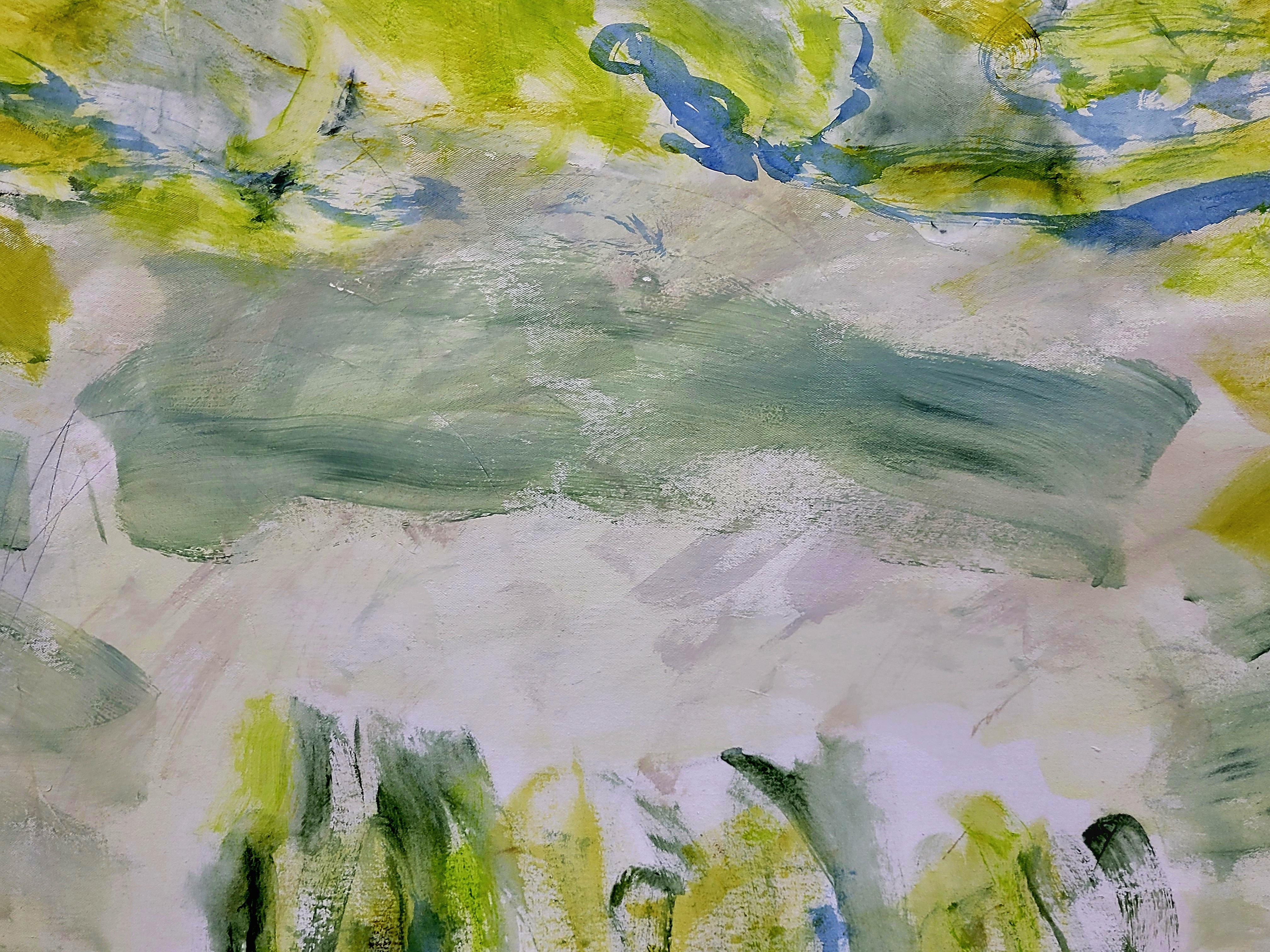 Espressionista astratto contemporaneo,  Paesaggio a colori.  Les Champs VIII. in vendita 4