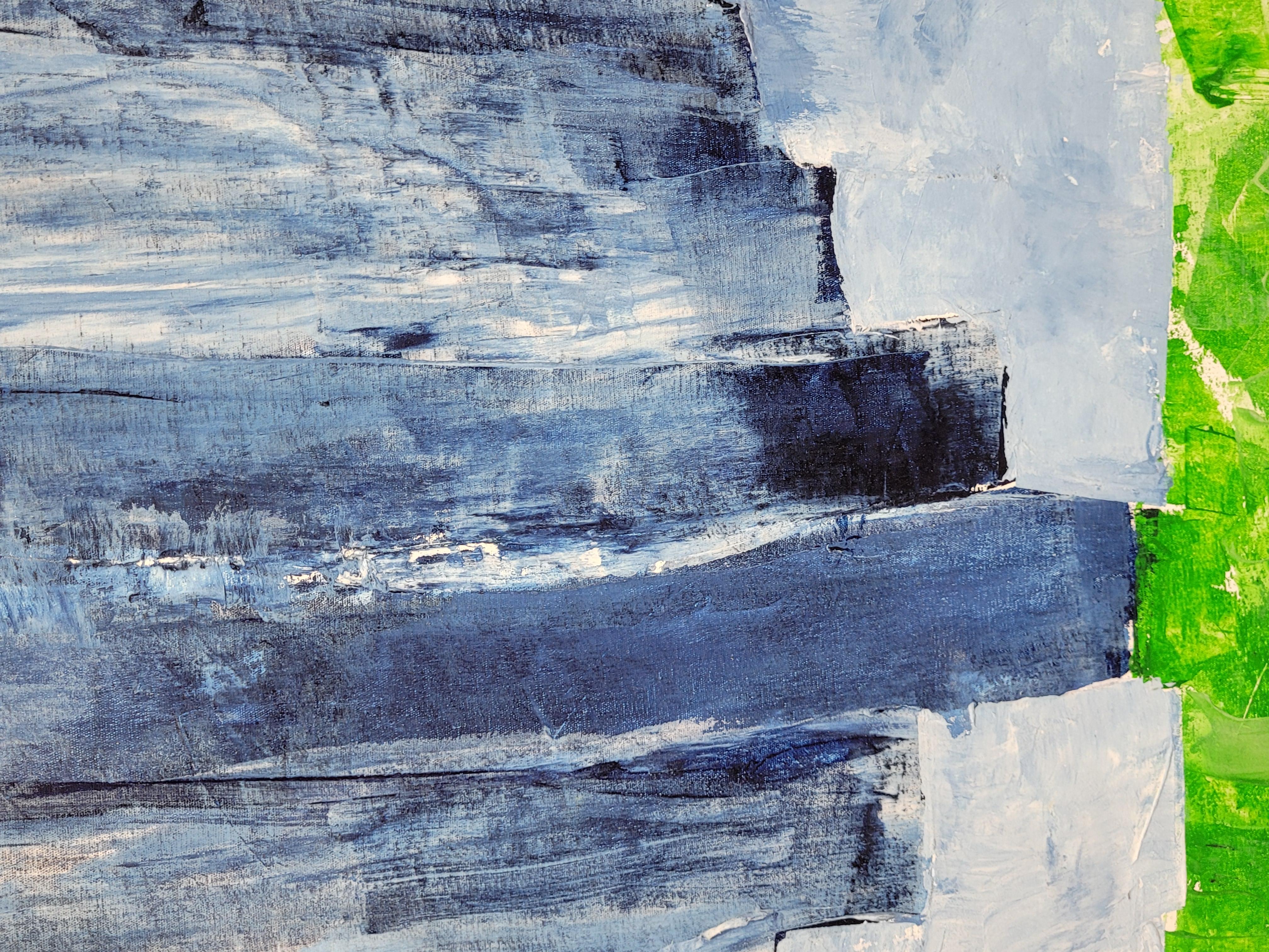 Contemporary Abstract Expressionist Color-Field Landscape.  Les Champs XI. im Angebot 1