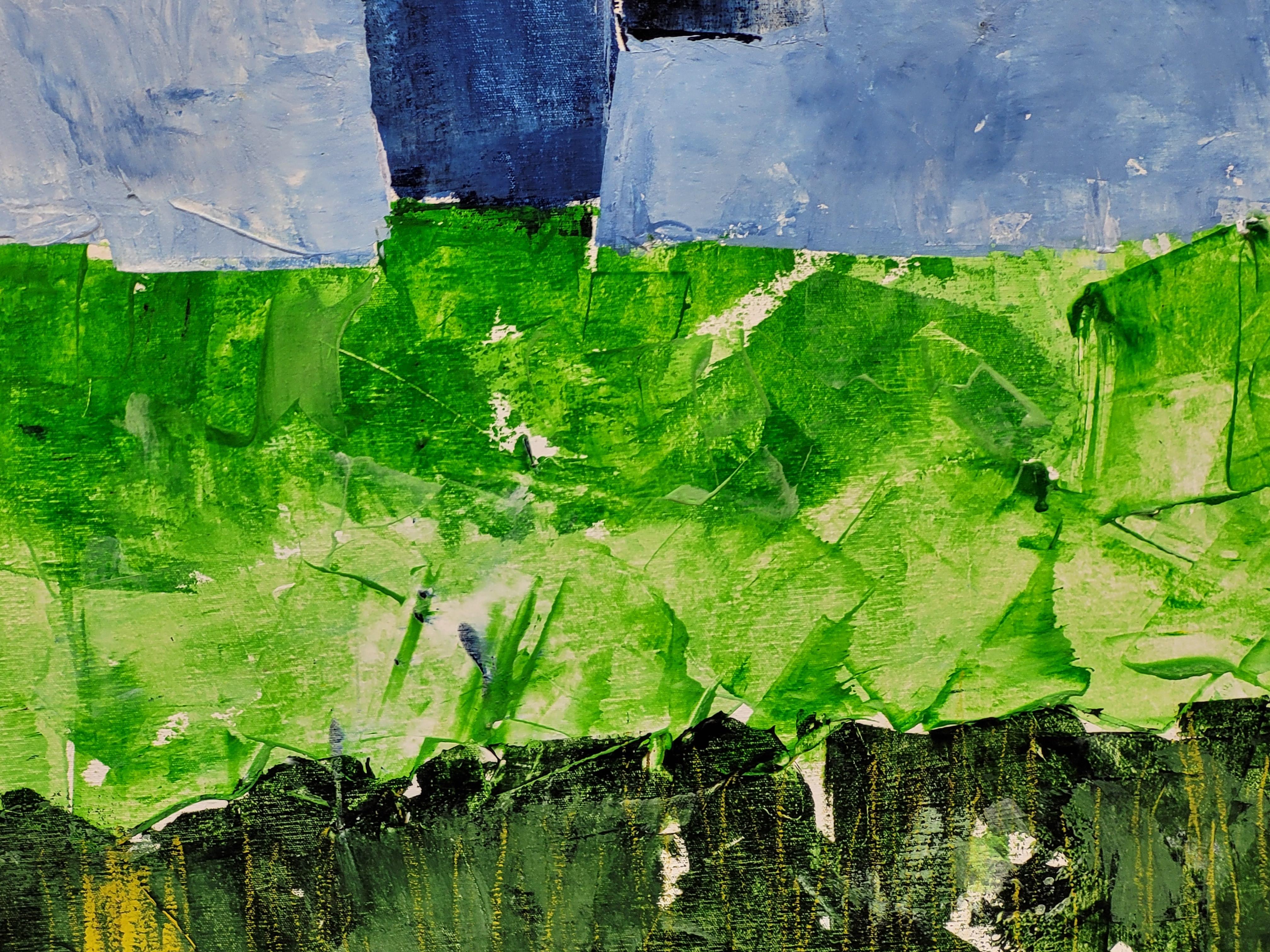 Contemporary Abstract Expressionist Color-Field Landscape.  Les Champs XI. im Angebot 2