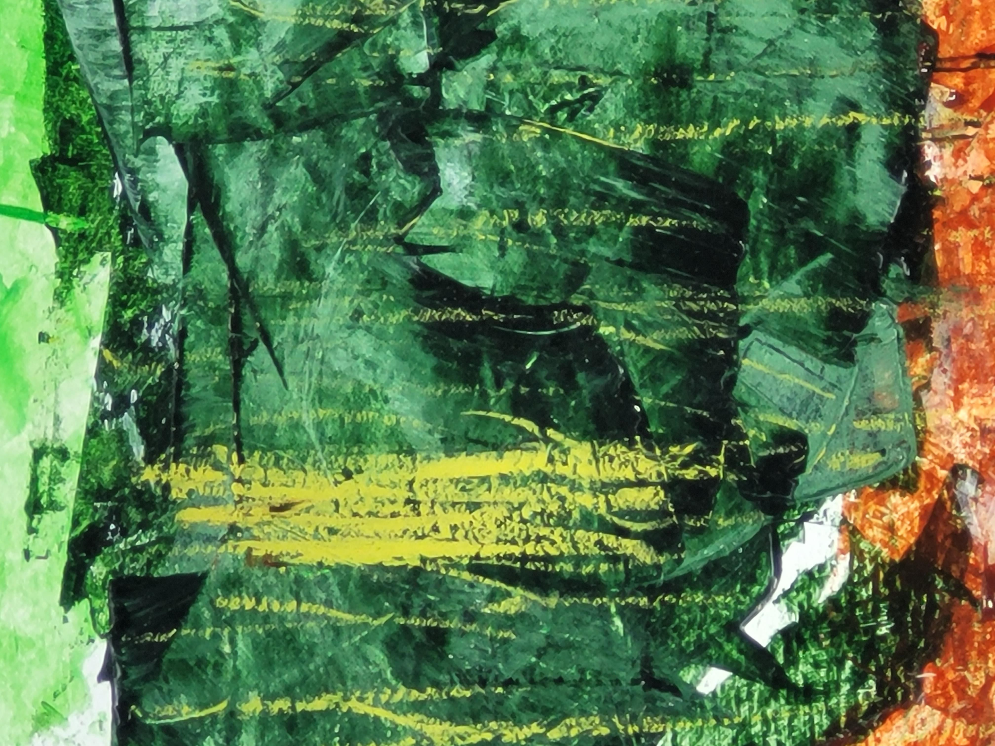 Contemporary Abstract Expressionist Color-Field Landscape.  Les Champs XI. im Angebot 3