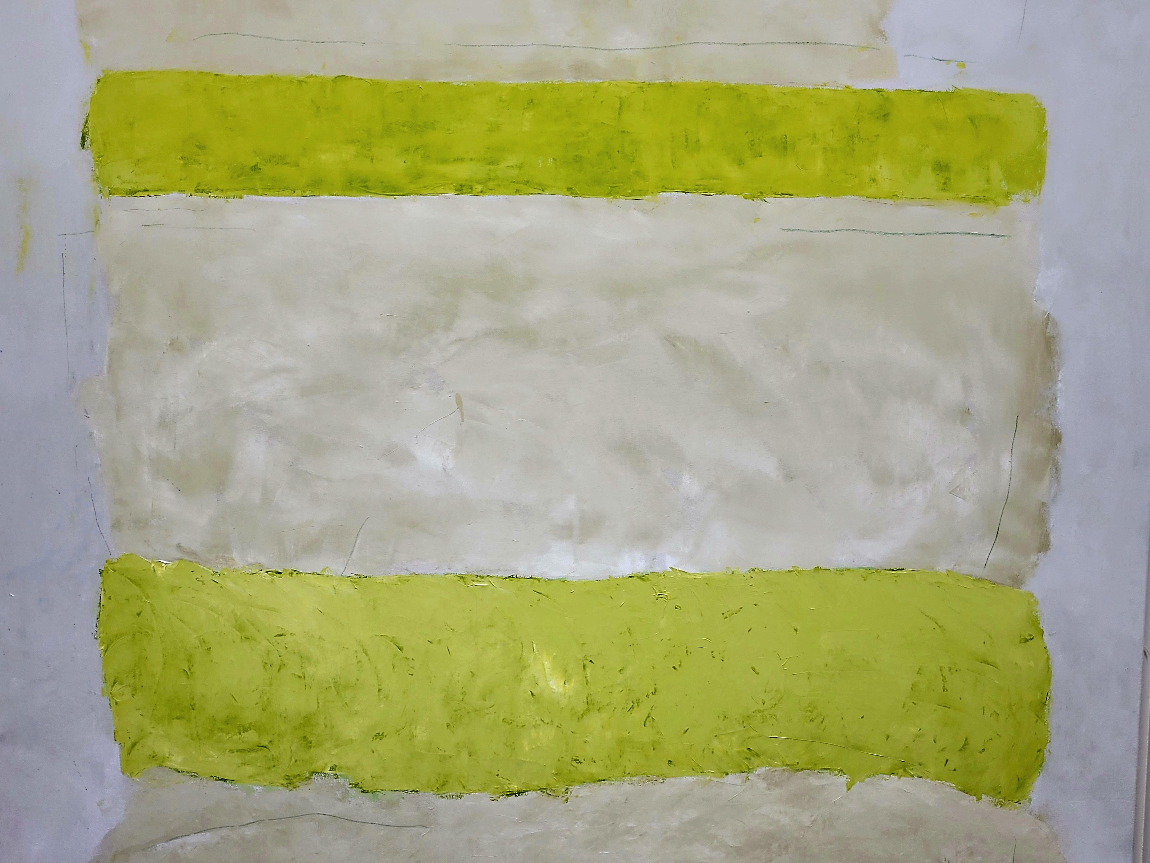 Contemporary Abstract Expressionist Color-Field Oil on Canvas.Hommage an Rothko. (Grau), Abstract Painting, von Christian Manoury 