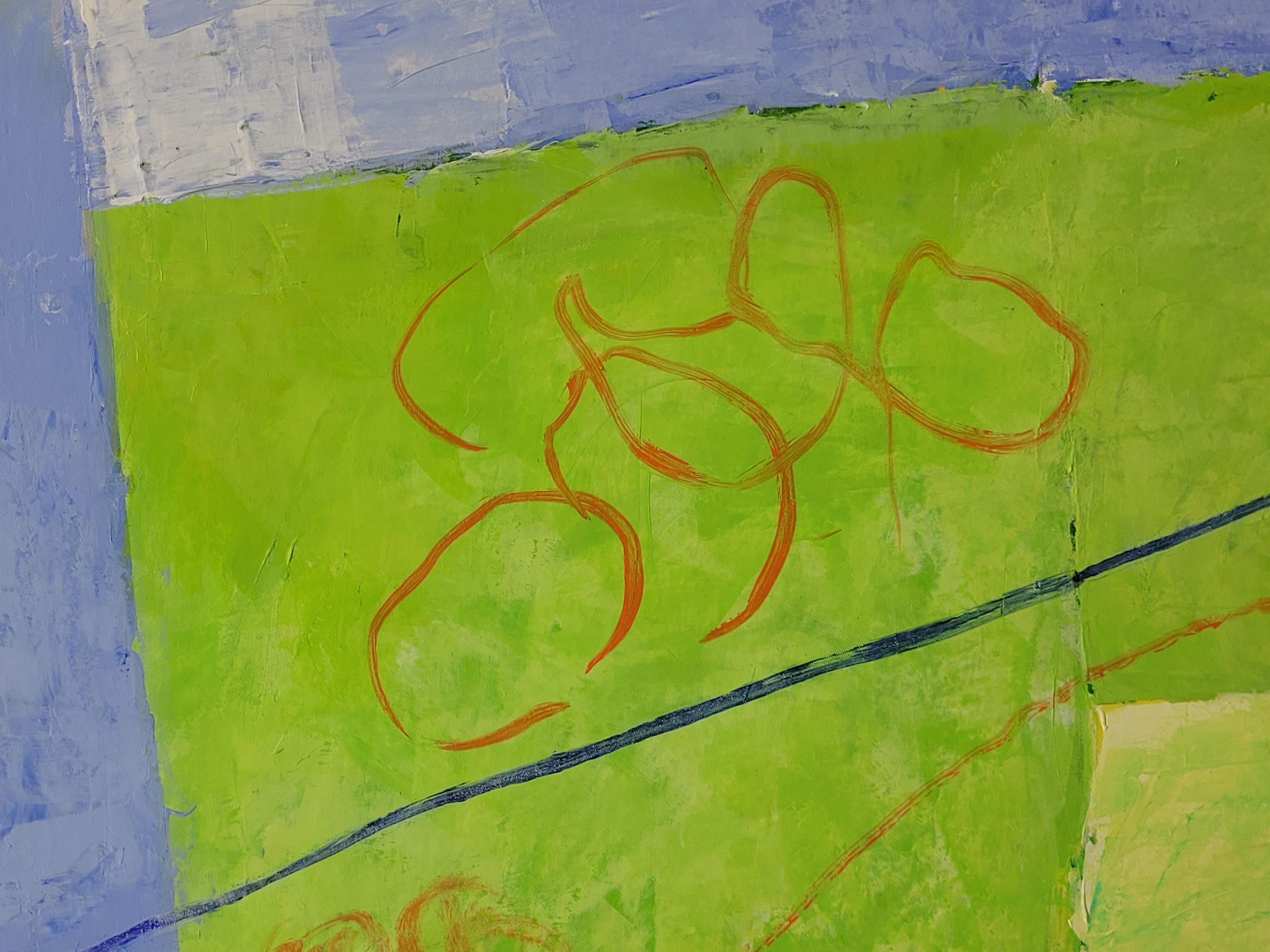 Un grande acrilico su tela dell'artista francese Christian Manoury. Firmato e datato sul retro.

Ispirato alla meravigliosa campagna che circonda il suo atelier nel sud della Francia, un dipinto splendidamente forte e colorato che ricorda le opere