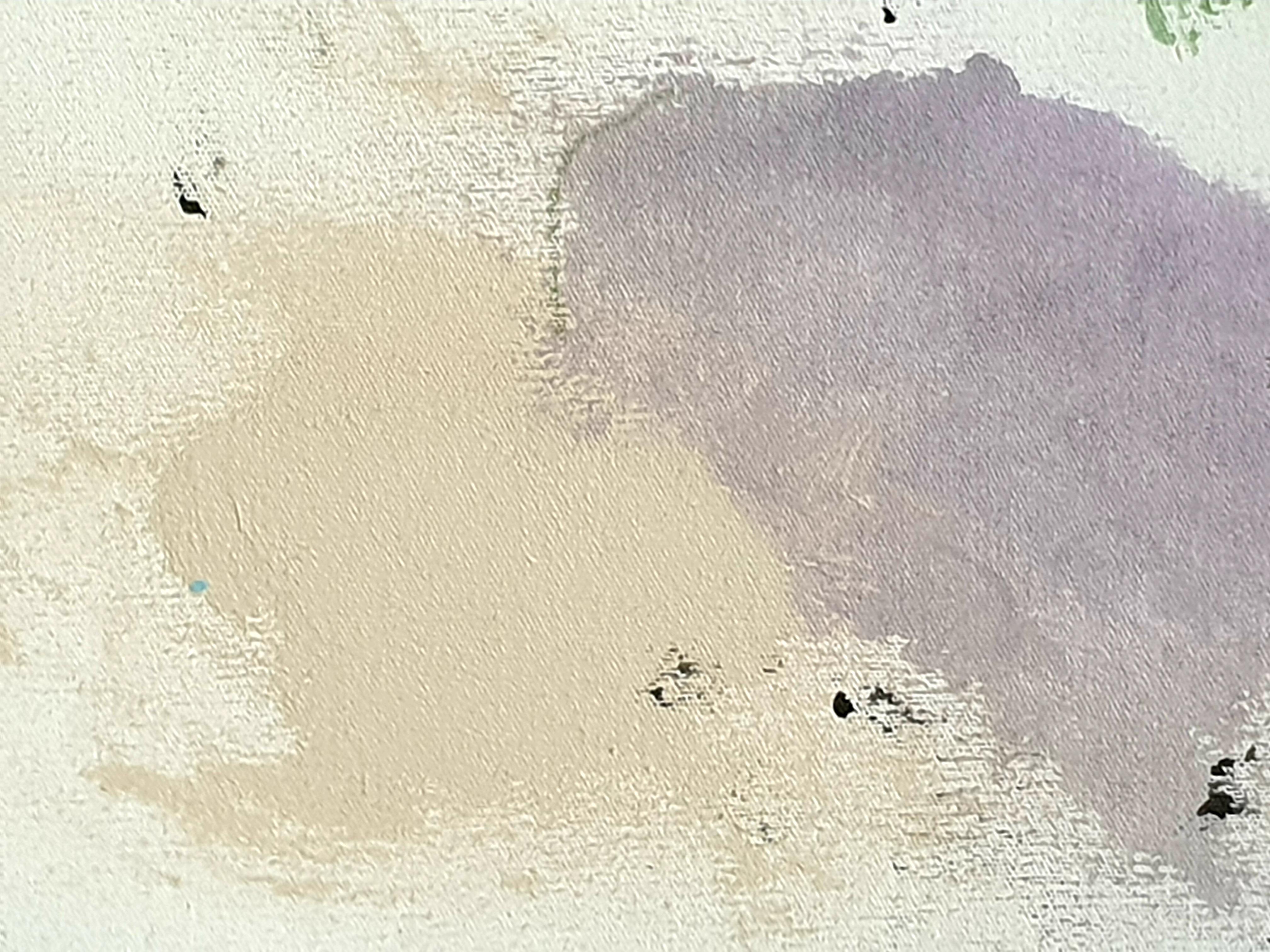 Contemporary French Abstract Expressionist Acrylic on Canvas. im Angebot 6