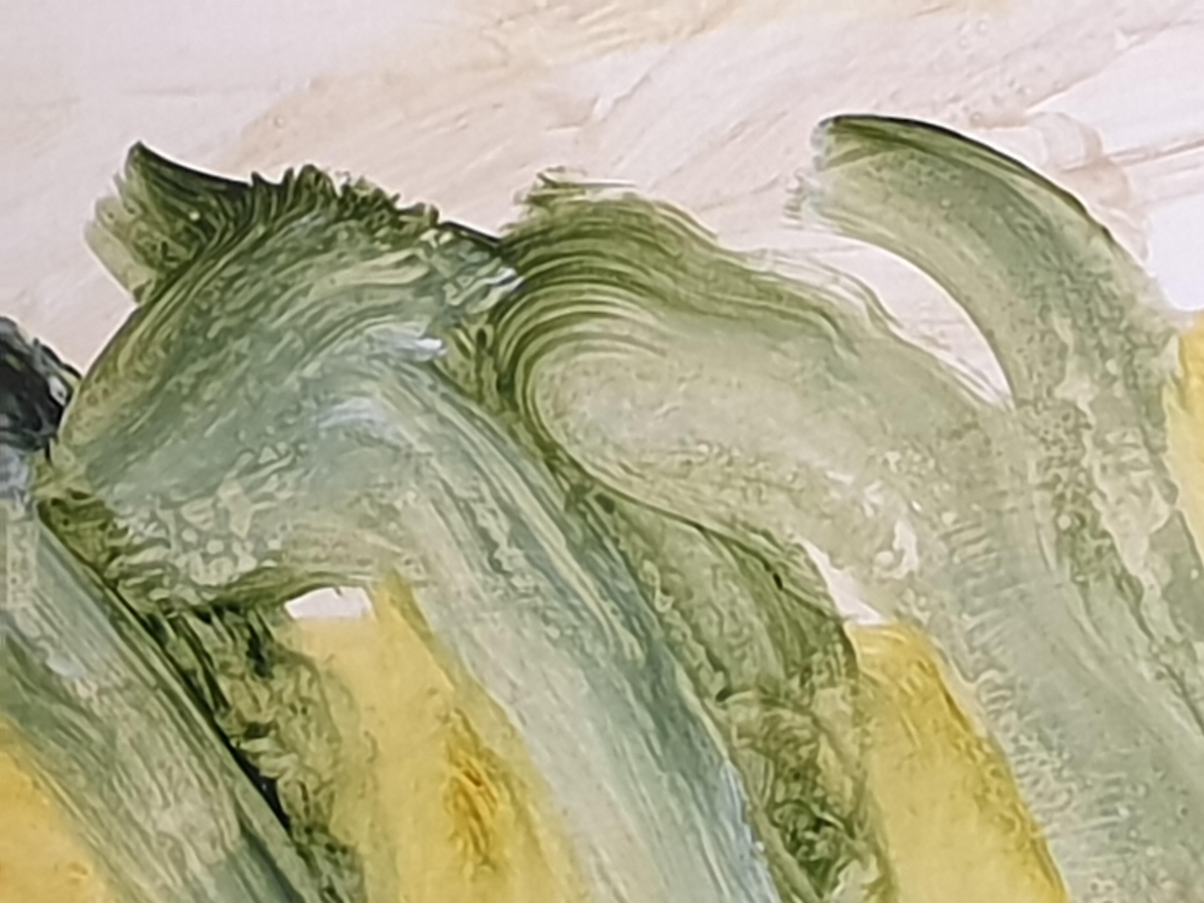 Acrilico su carta dell'artista francese Christian Manoury. Firmato al fronte e al retro e datato 2020.

Un dipinto meravigliosamente etereo che cattura la luce e cambia nel corso della giornata. Manoury ha una straordinaria capacità di catturare la