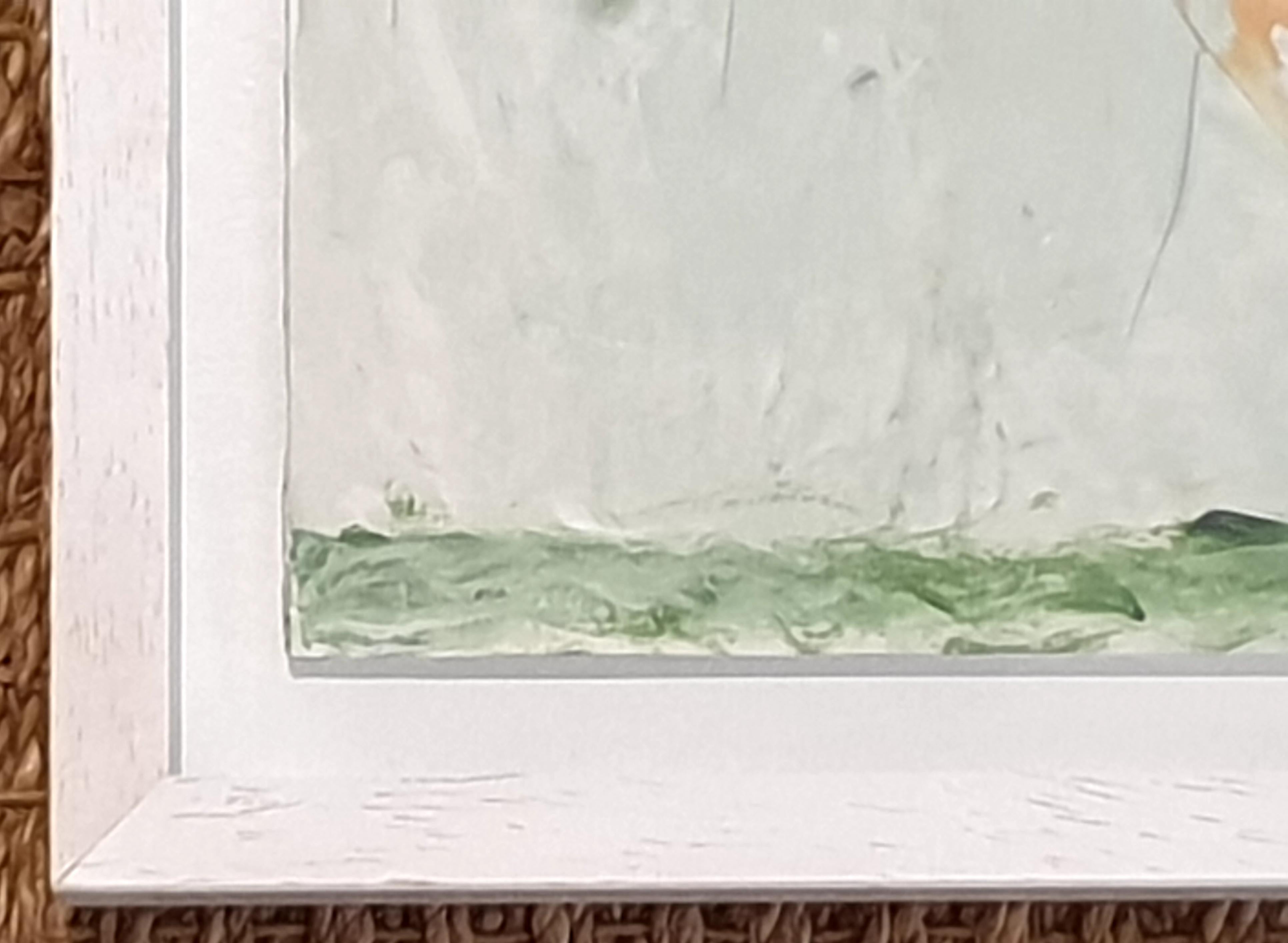 'Landscape'. French Abstract Expressionist Acrylic on Paper. For Sale 5