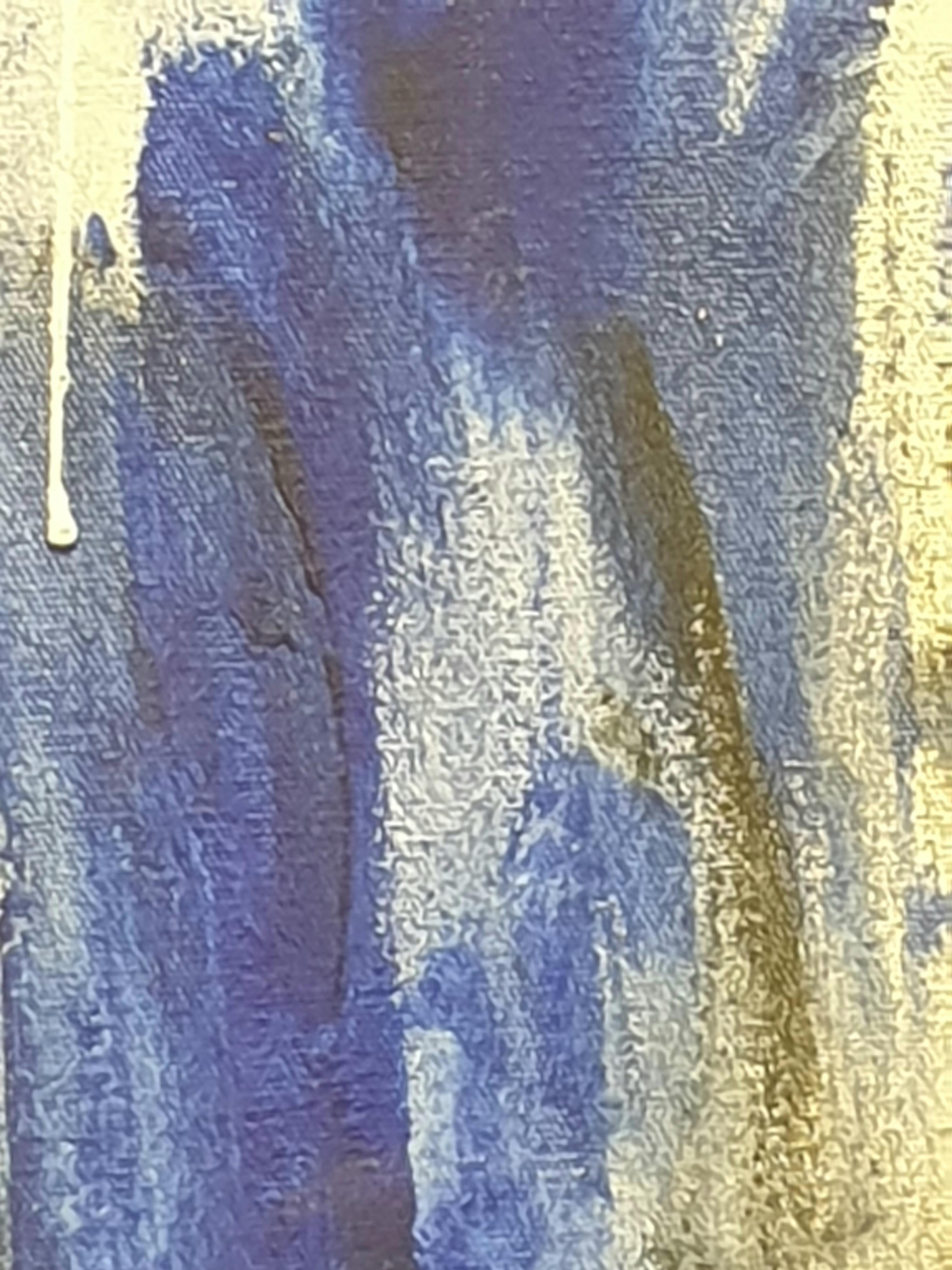 Large Contemporary French Abstract Expressionist Acrylic on Canvas. For Sale 6
