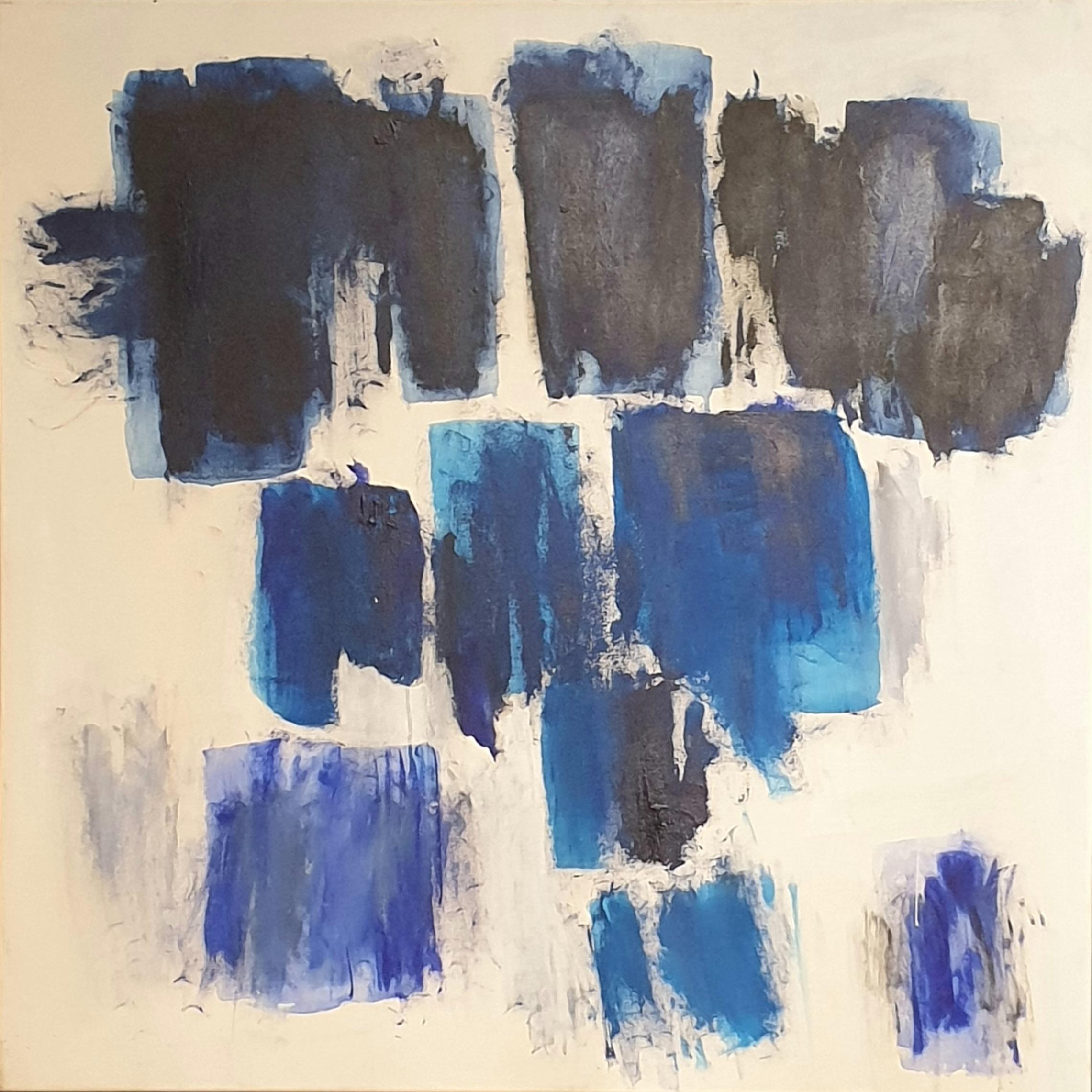Christian Manoury  Abstract Painting - Large Contemporary French Abstract Expressionist Acrylic on Canvas.