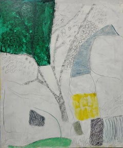 Les Champs VII, Abstract Expressionist Acrylic on Canvas. 132cm x 108cm.