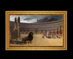 Christian Martyrs, After Oil Painting by Belle Époque Artist Jean-Léon Gérôme