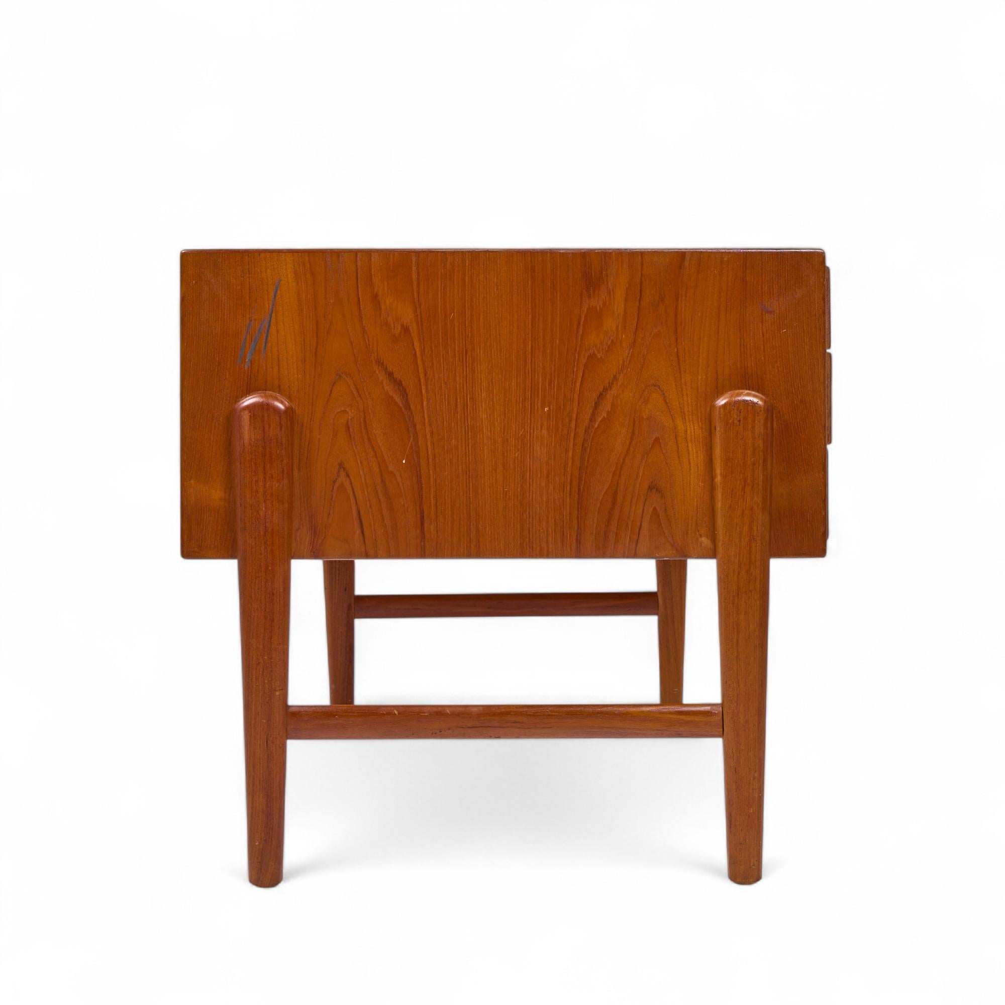 Christian Møller Mid Century Danish Teak Executive Desk (Dänisch) im Angebot