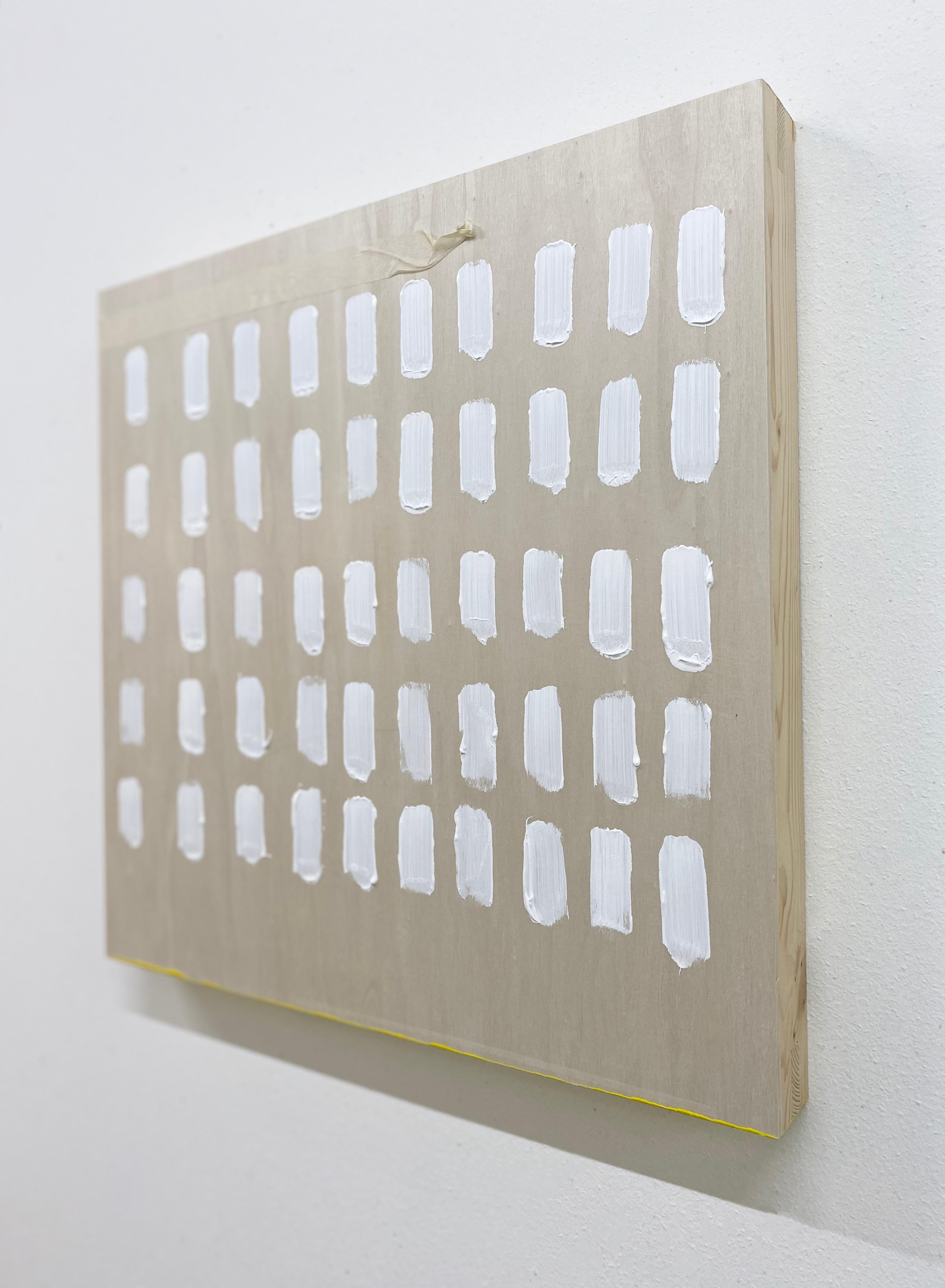 Pittura ottimista II  - acrilico su legno in vendita 5