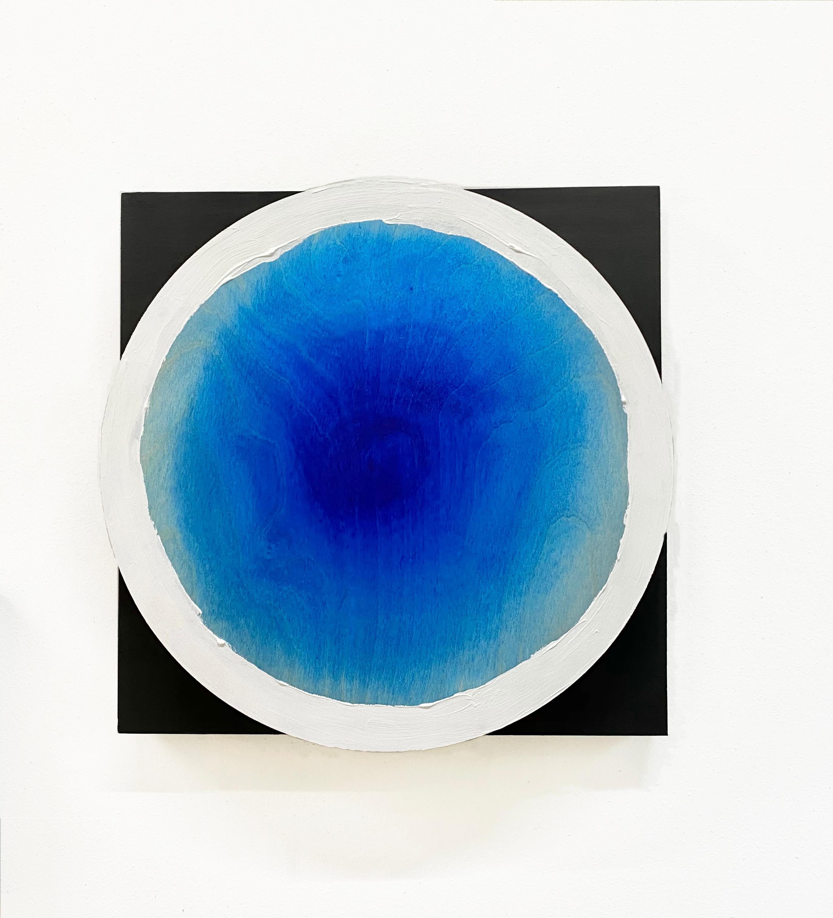 Orb I Acrylic on Wood Panel, Abstract Minimalist Art, 2020, Unique