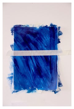 Abstract Art Archival Print Blue Monolith I Christian Möller Signed Edition