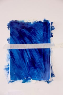 Abstract Art Archival Print Blue Monolith I Christian Möller Signed Edition