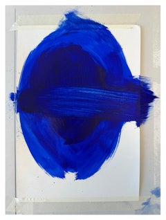 Abstract Art Archival Print Small Blue Singularity by Christian Möller Signed