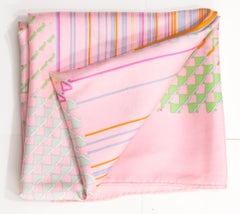 Christian Pink Dior Silk Scarf