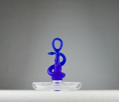 Christian Poincignon for Daum, "Caduceus" Sculpture, Limited Edition