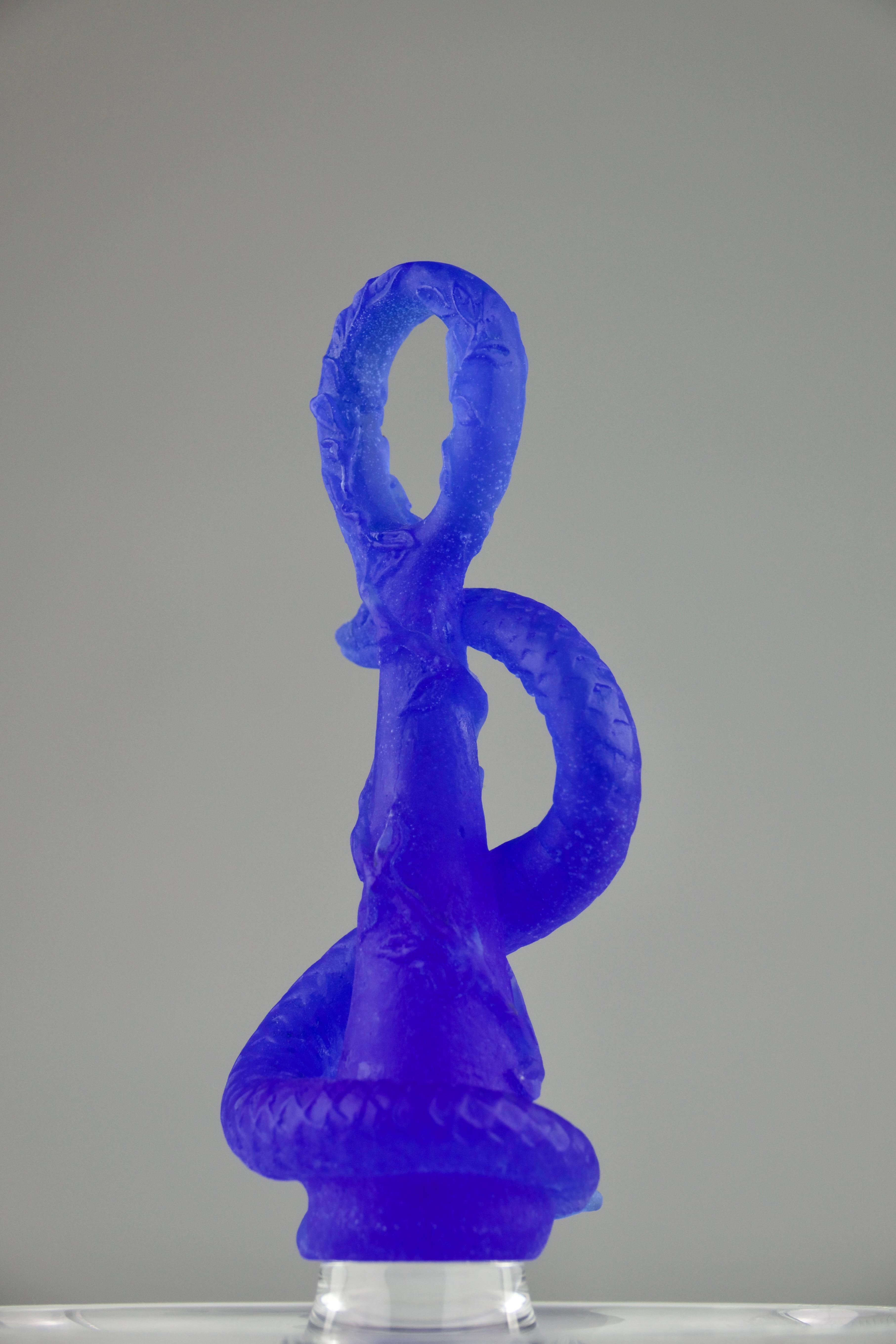 Francese Christian Poincignon per Daum, scultura 