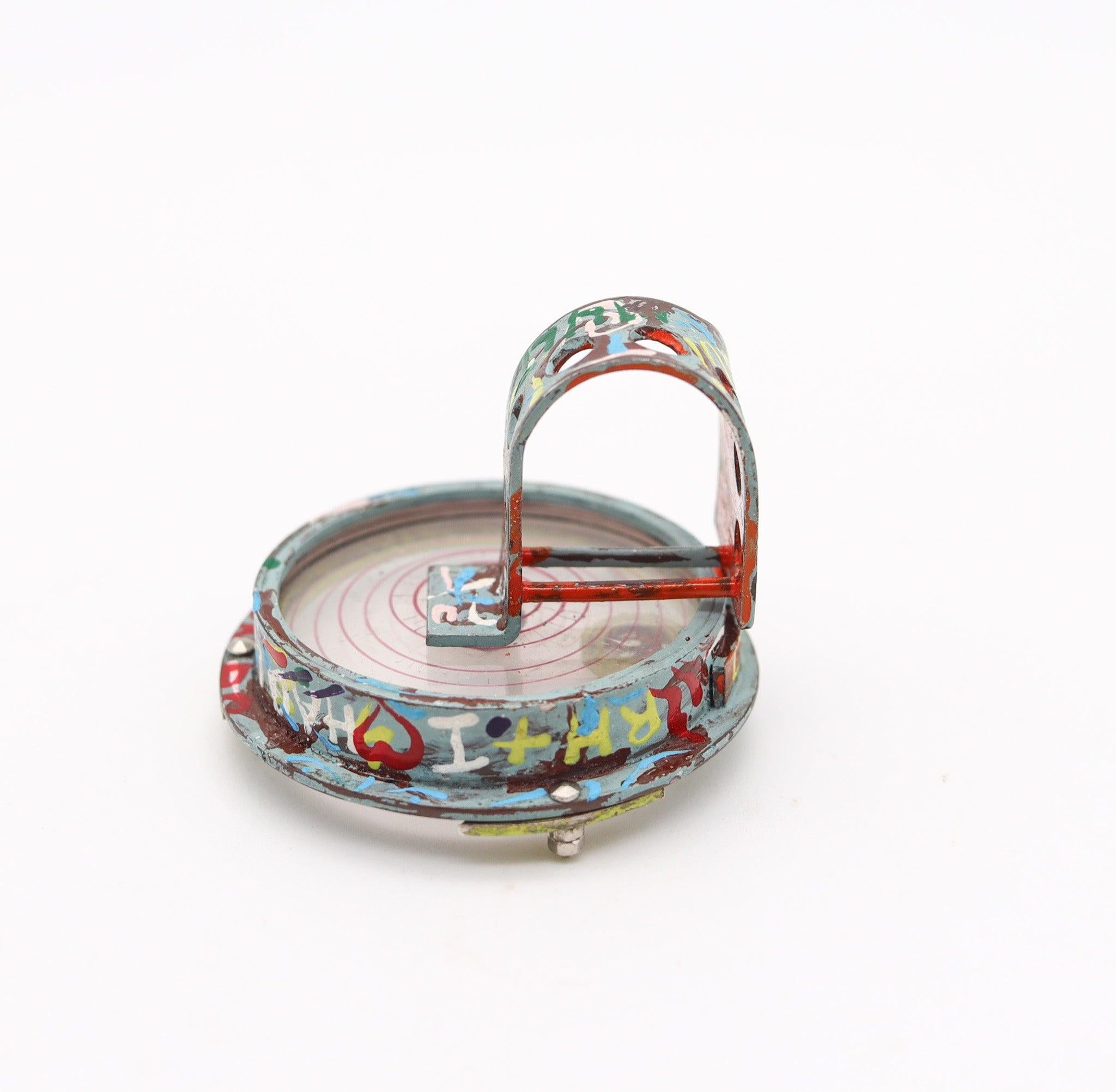CHRISTIAN QUICENO 2017 Anello scultoreo concettuale in materiali riciclati in vendita 1
