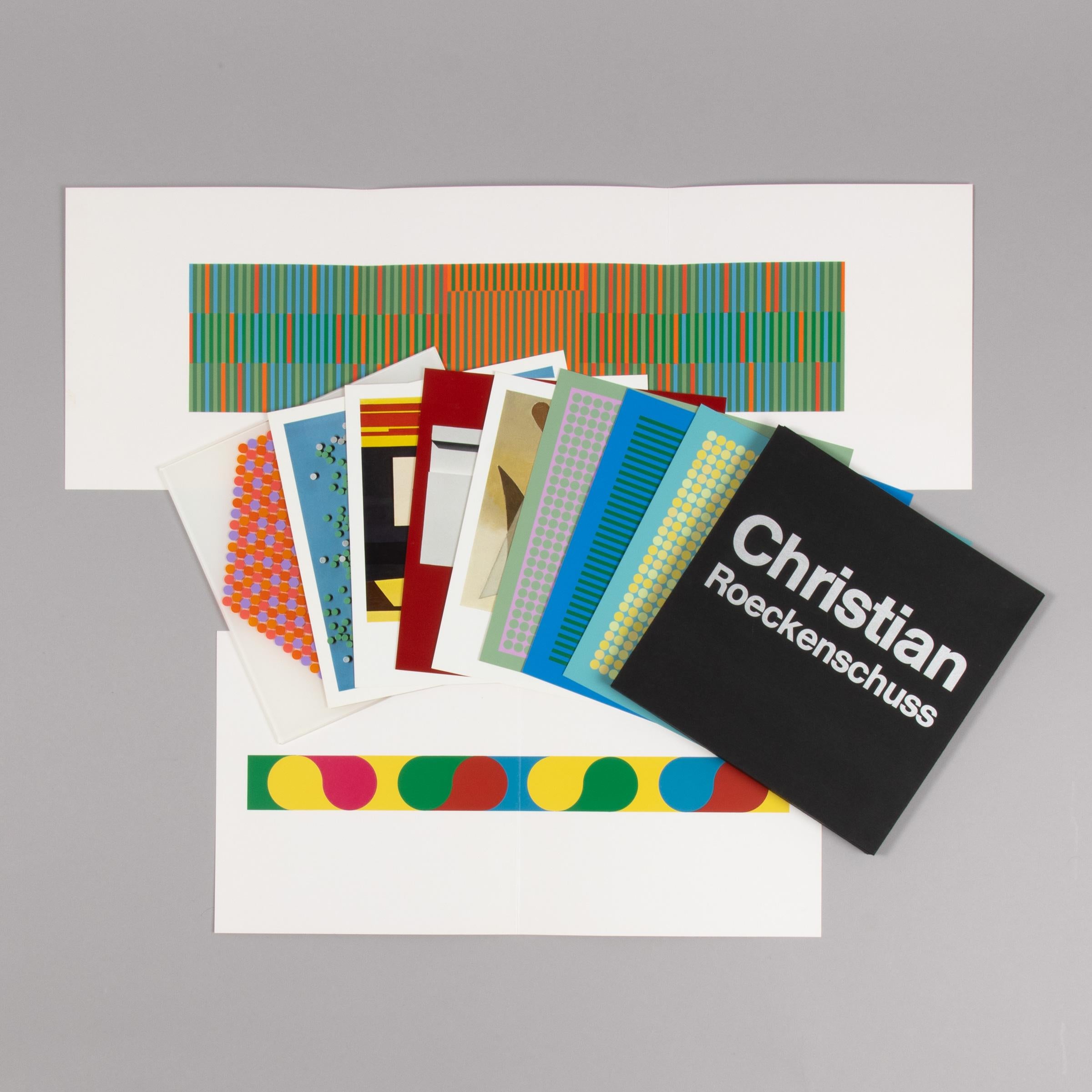Christian Roeckenschuss, Strukturen, Relieffs, Engramme - Portfolio of Prints For Sale 1