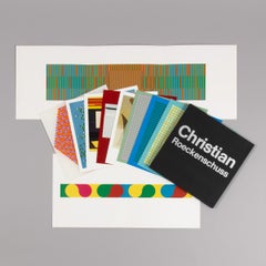 Christian Roeckenschuss, Strukturen, Relieffs, Engramme - Portfolio di stampe