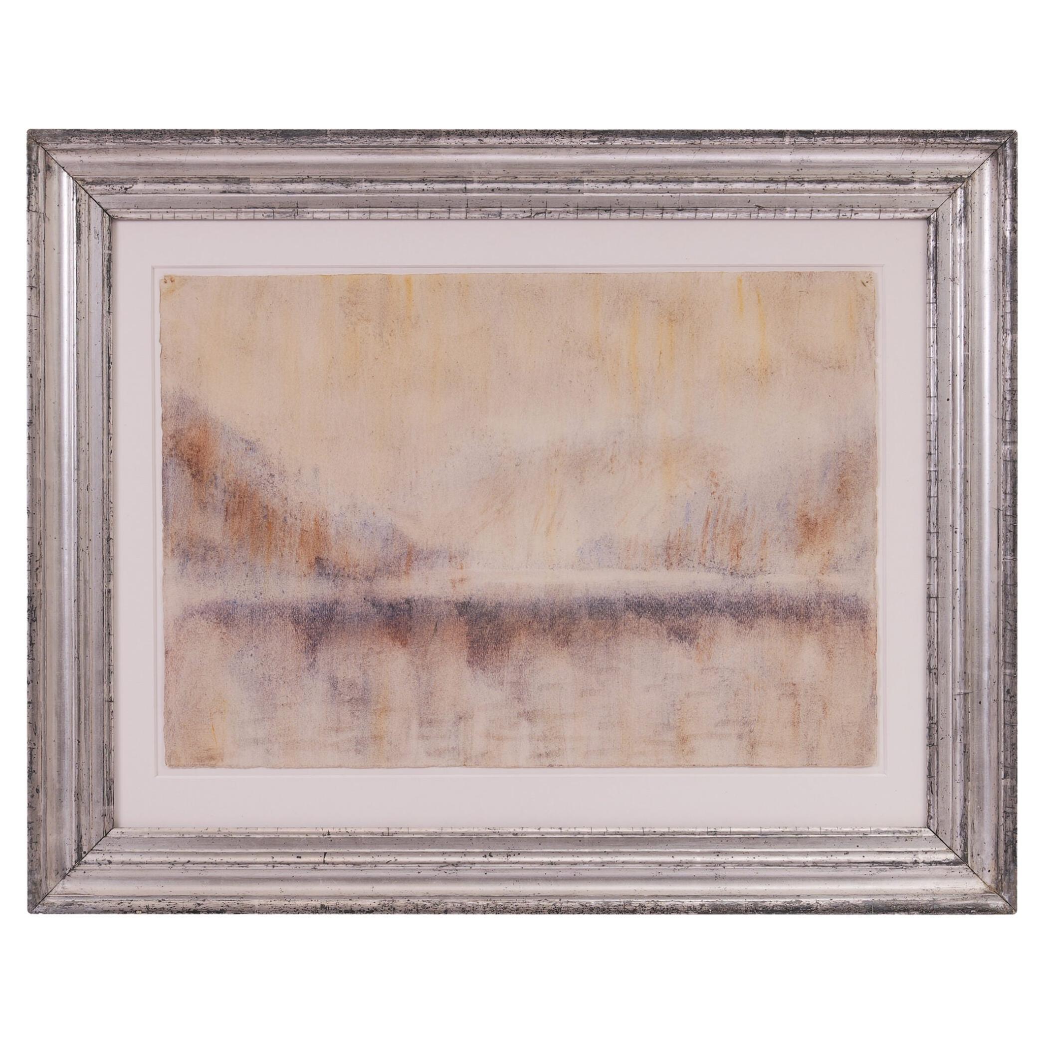 Christian Rohlfs "Seenlandschaft im Herbst" Pastell und Wassertempera auf Papier, 1937 im Angebot