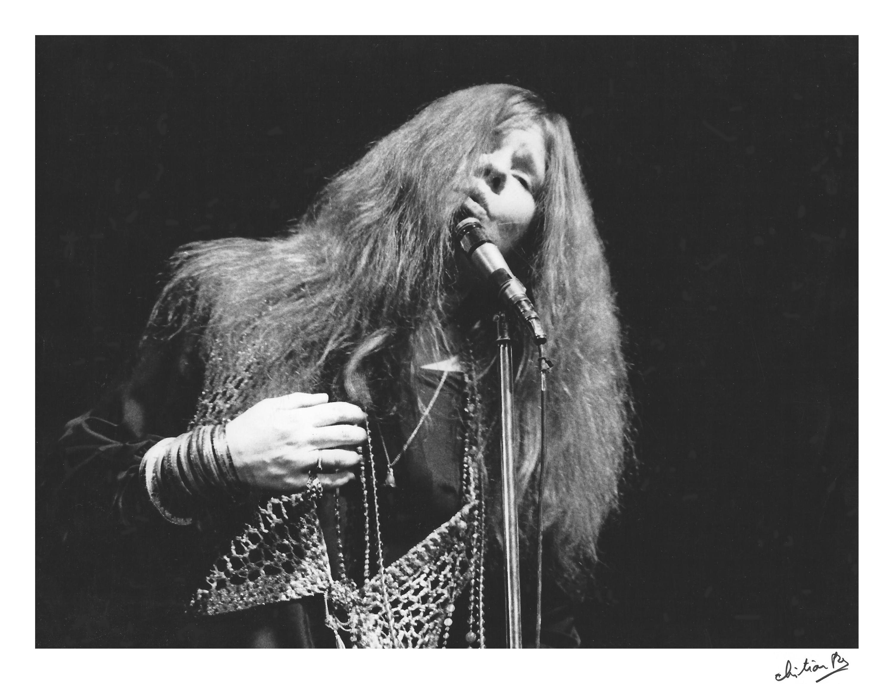 Christian Rose  Figurative Photograph - JANIS JOPLIN