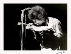 Jimi Hendrix Paris Olympia 1967 Christian Rose Black and White Photography