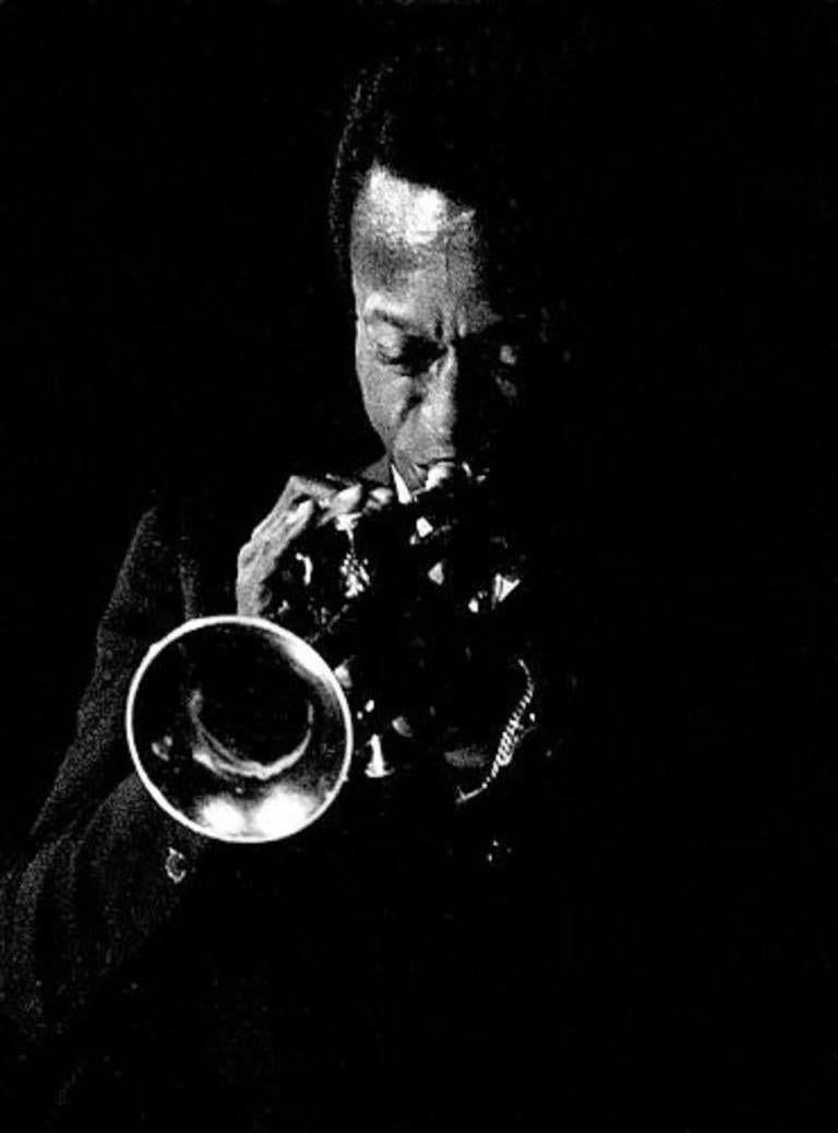 Christian Rose Black and White Photograph - Miles Davis in 1967