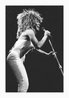 20th Century Tina Turner Pantin 26 Mars 1985 Black White Photography Portrait