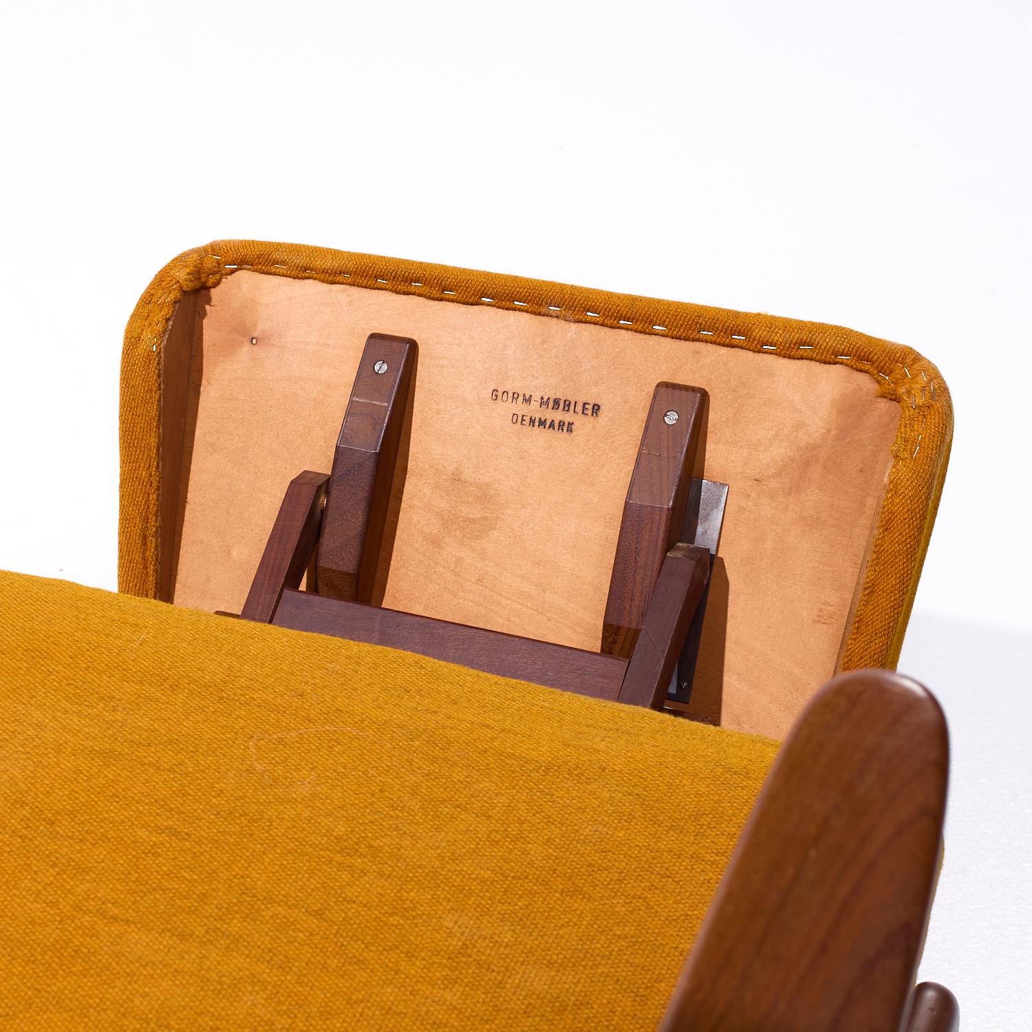 Christian Sorensen for Gorm Mobler Mid Century Danish Teak Recliner For Sale 5