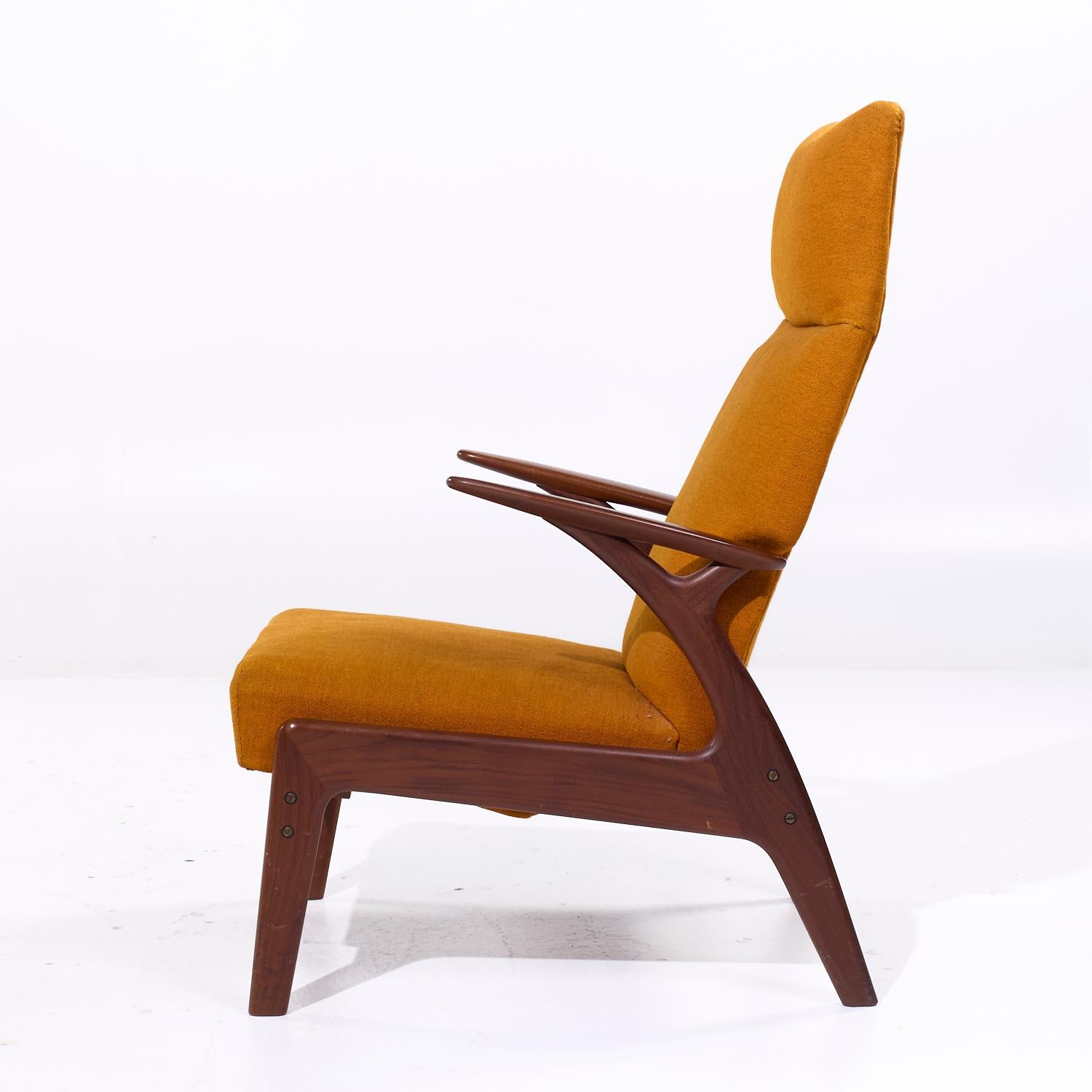 Mid-Century Modern Christian Sorensen for Gorm Mobler Mid Century Danish Teak Recliner For Sale