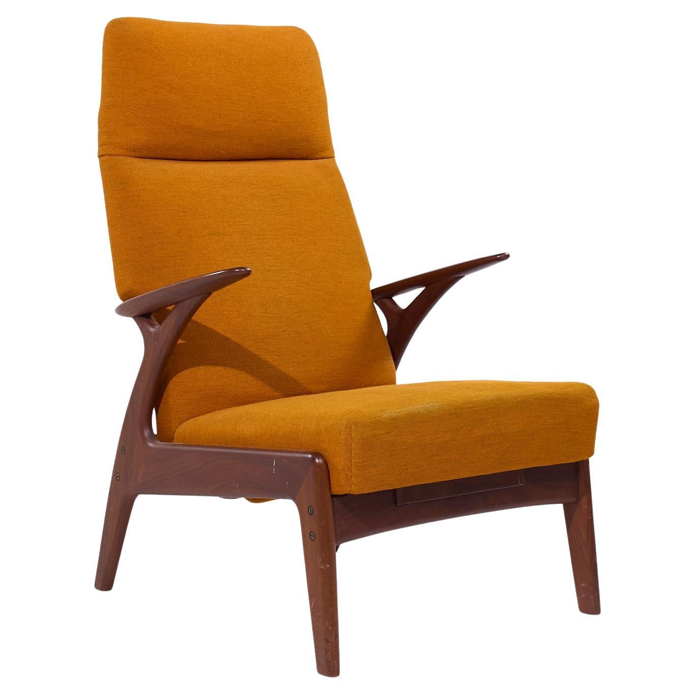 Christian Sorensen for Gorm Mobler Mid Century Danish Teak Recliner For Sale