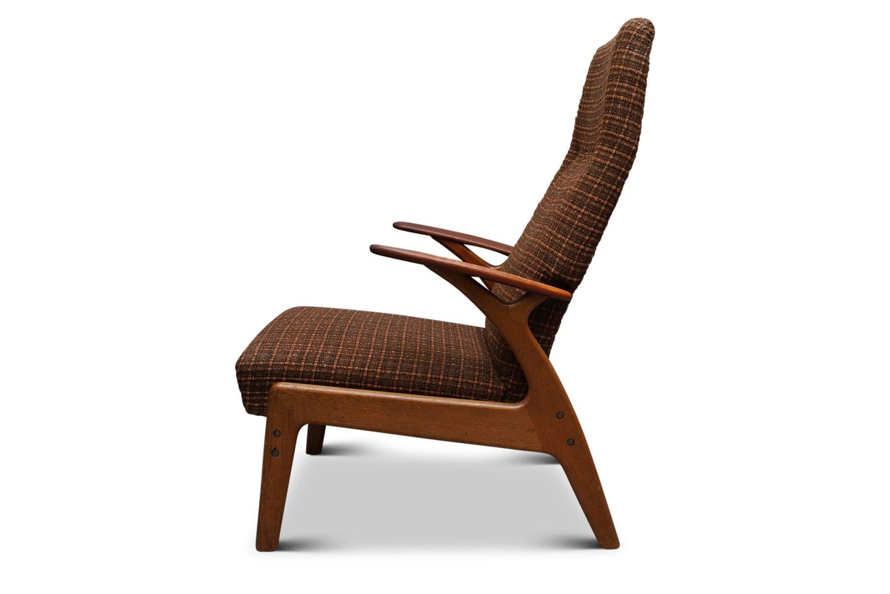 Mid-Century Modern Christian Sörensen Highback Lounge Chair in Teak