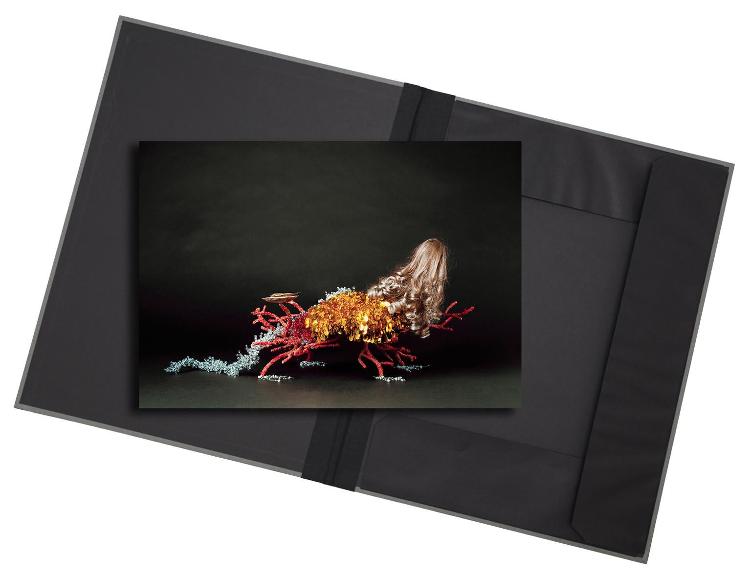 Creature I - photograph in classic archival artwork portfolio gift binder - Photograph by Christian Stoll