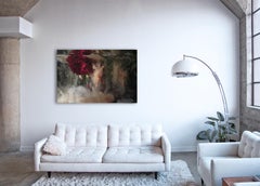 Flora ll - large format photograph of abstract floral and liquid cloud explosion