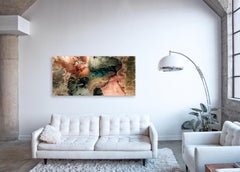 Hemisferio IV - fotografía de gran formato de paisajes de nubes líquidas abstractas en el agua