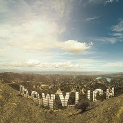 Hollywood - large format photograph of iconic California landmark in Los Angeles