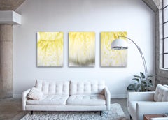 Trittico TULLE (incorniciato) - fotografie astratte con dettagli di texture ipnotici