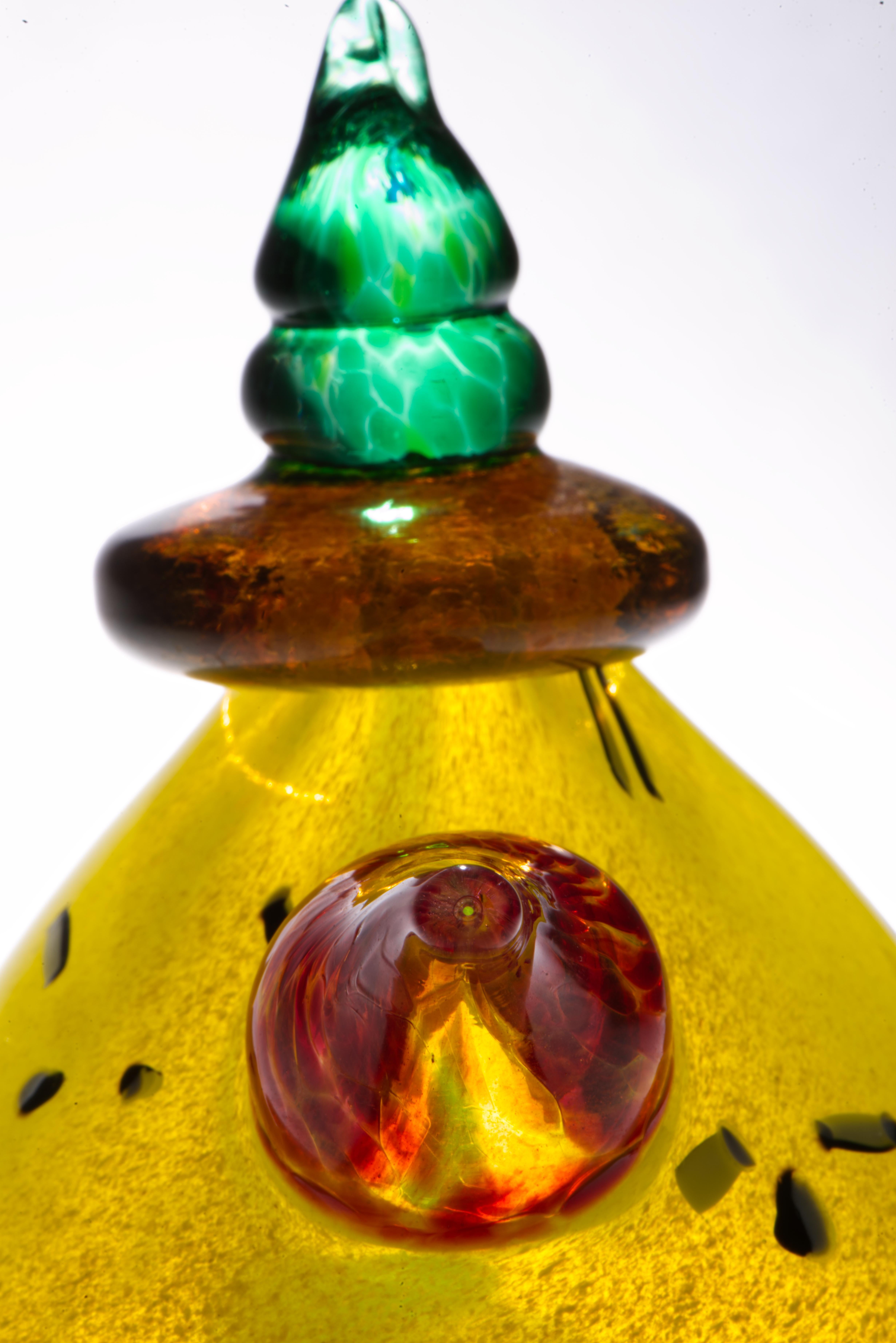 Scultura di teiera di Christian Thirion, Vetro Studio A in vendita 4