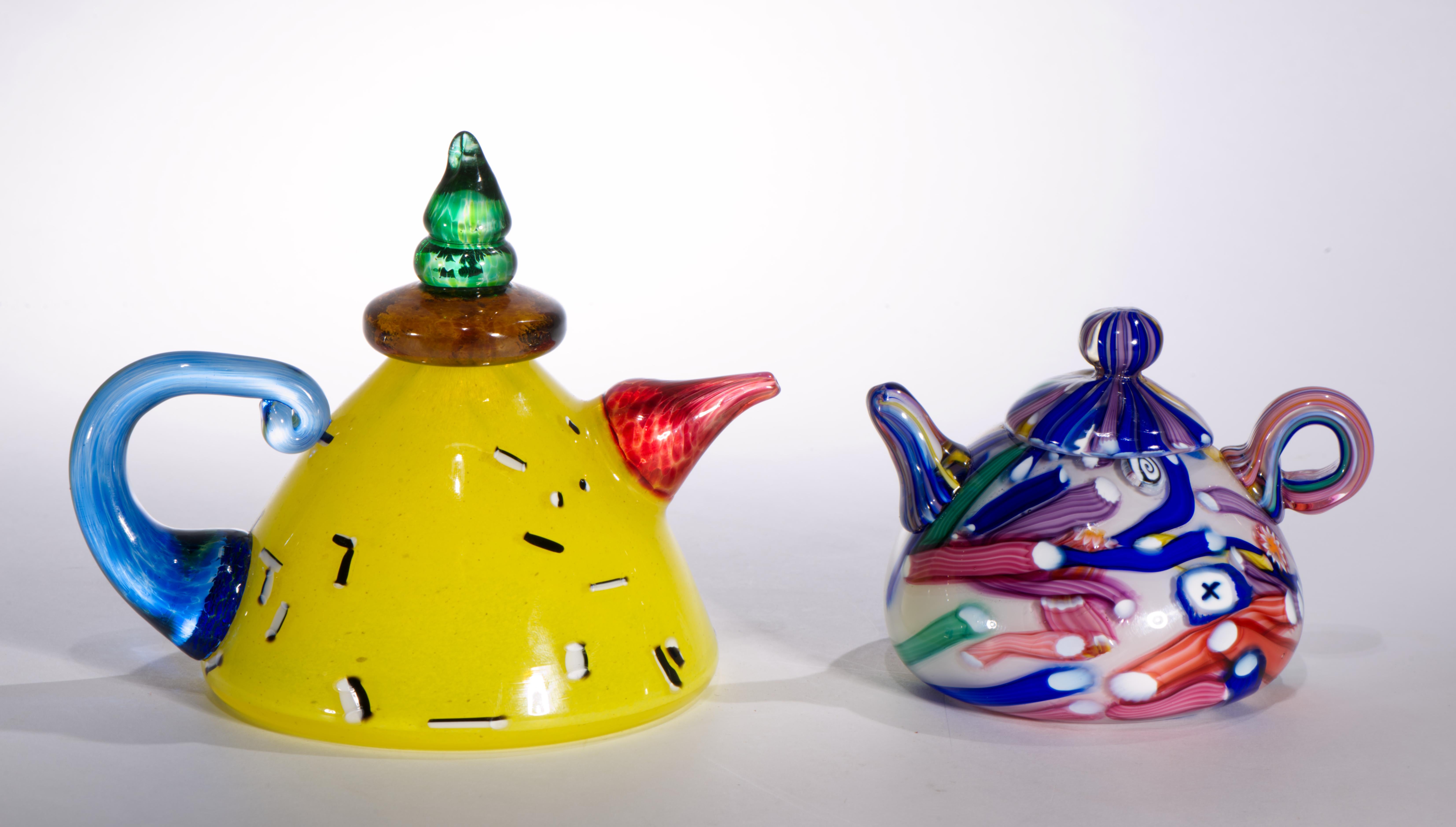 Scultura di teiera di Christian Thirion, Vetro Studio A in vendita 5