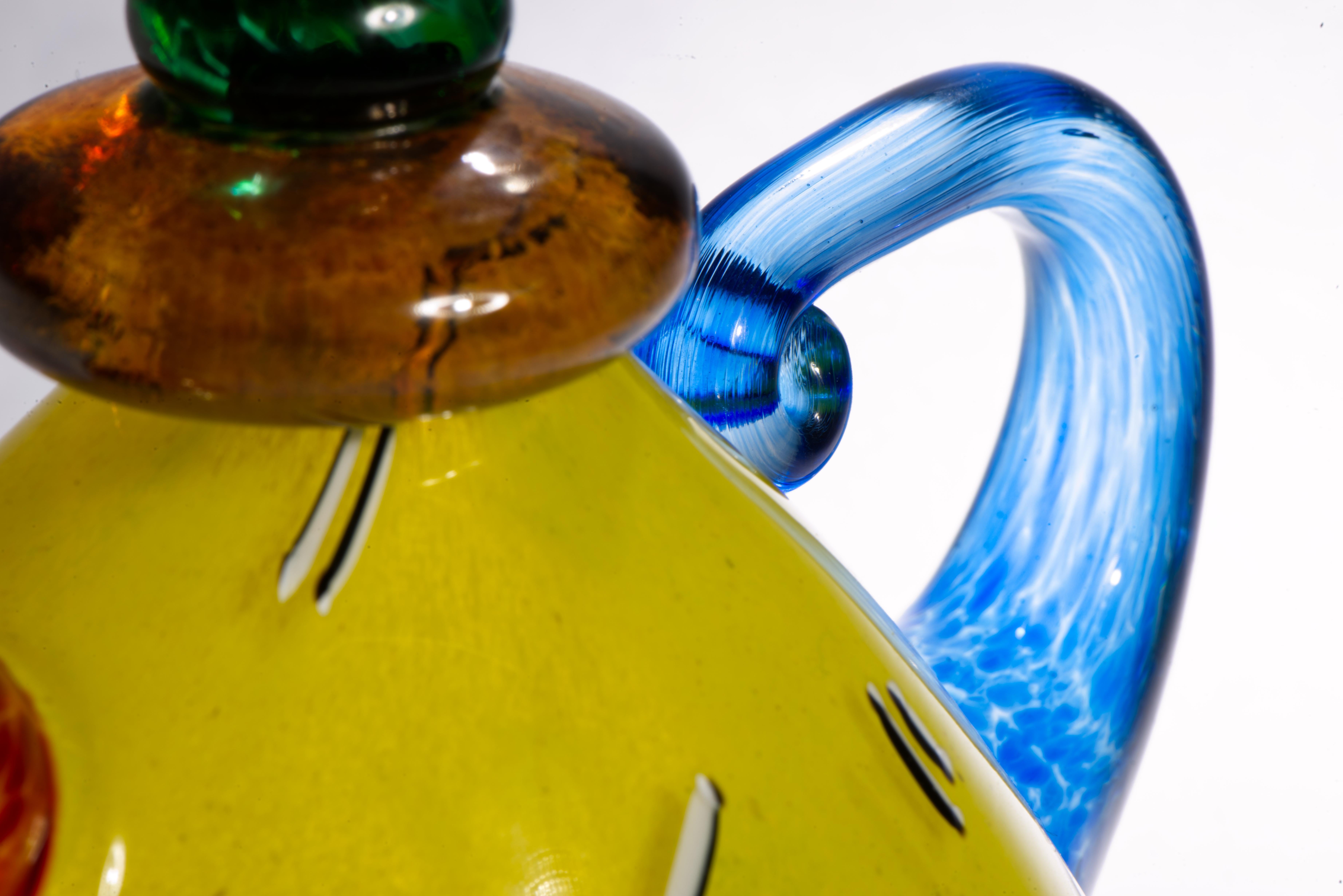 Scultura di teiera di Christian Thirion, Vetro Studio A in vendita 1