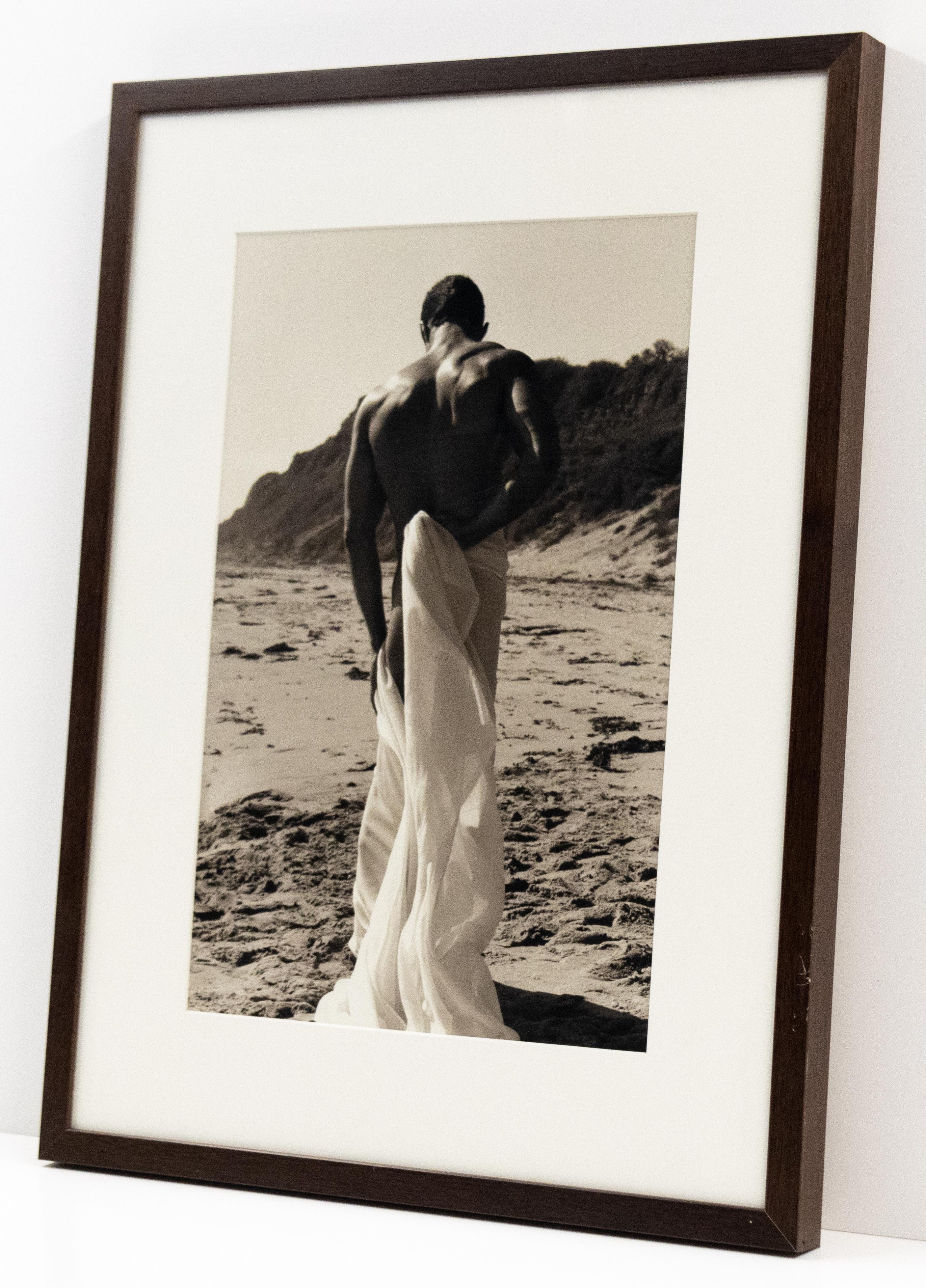 Draped Figure with Train - Contemporary Photograph by Christian Thompson
